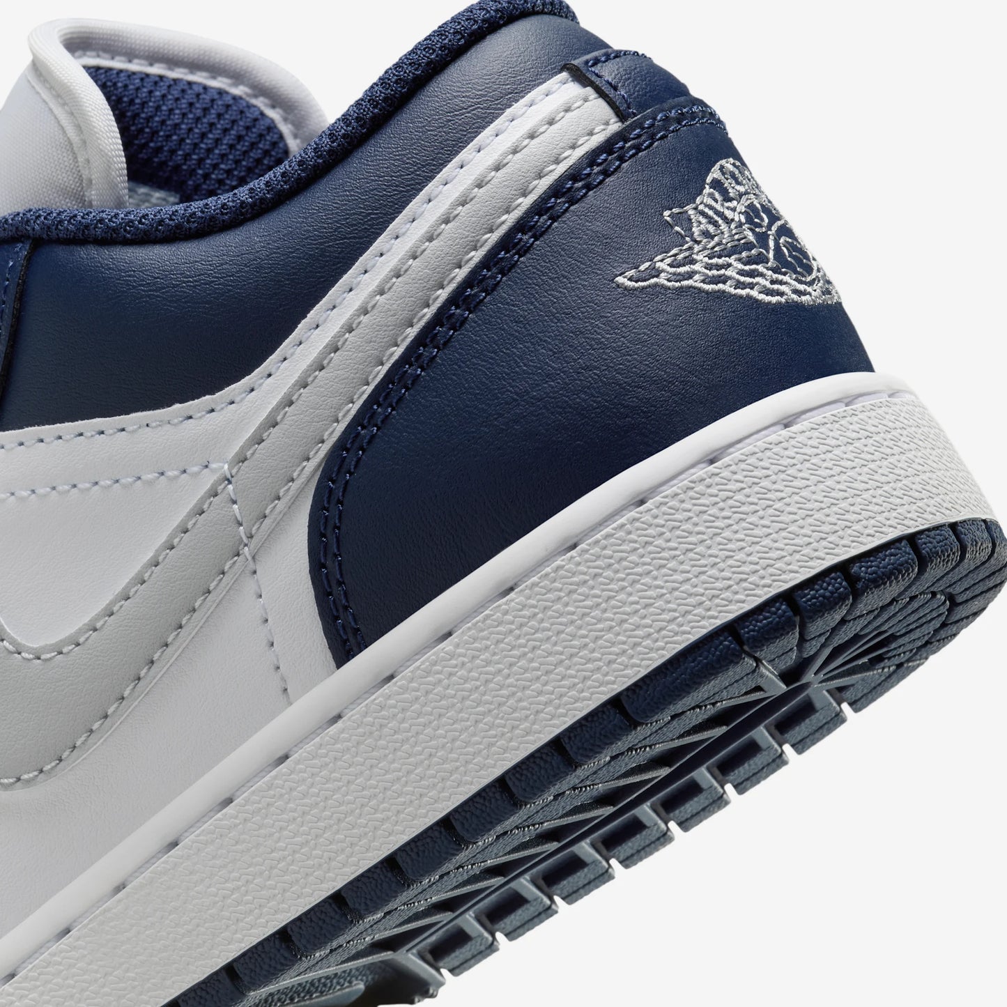 Jordan 1 Low Midnight Navy Wolf Grey (GS)