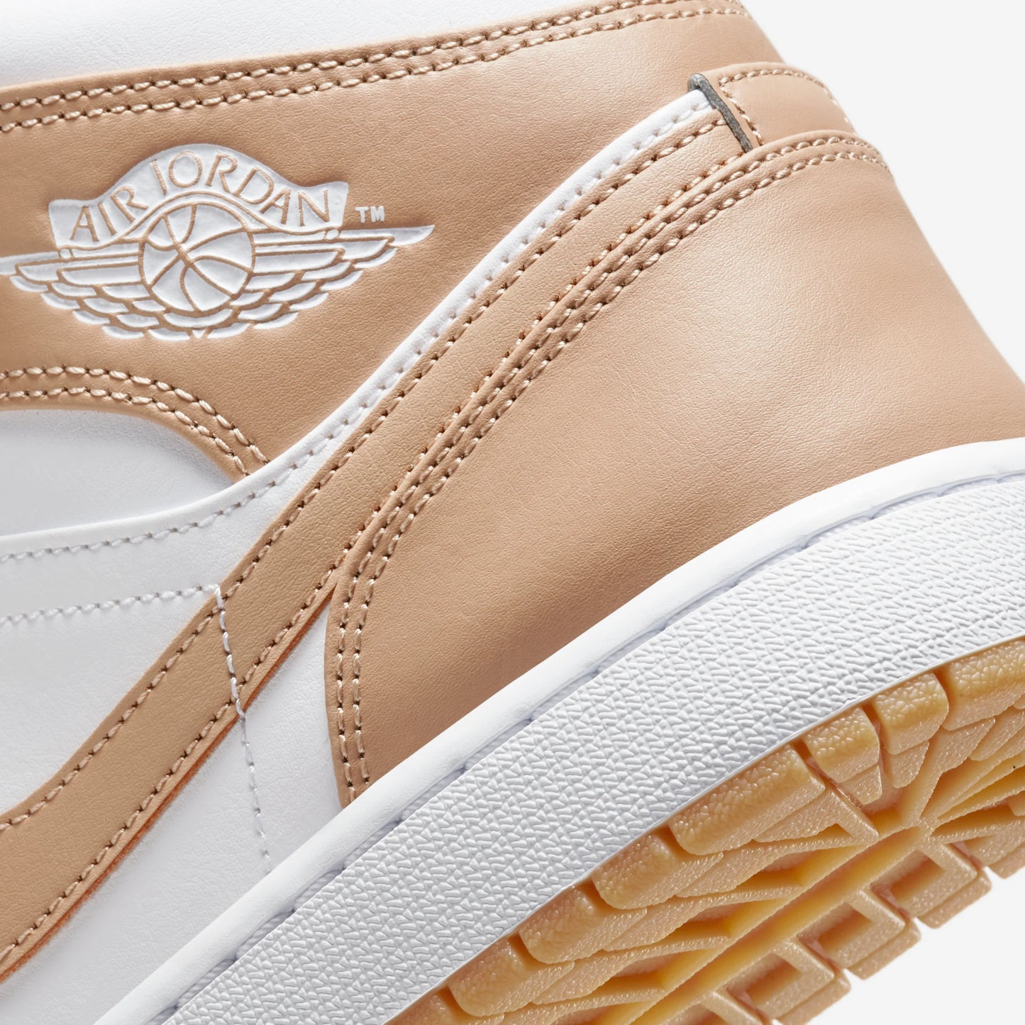 Jordan 1 Mid Tan Gum