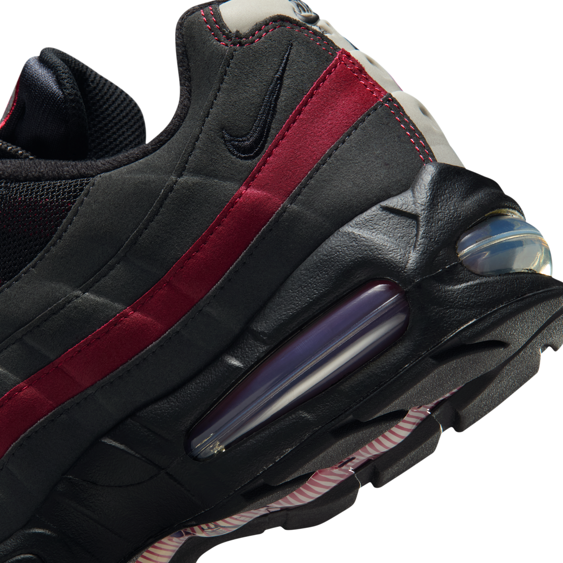 Nike Air Max 95 OG Big Bubble Black Crimson Grey