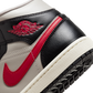 Jordan 1 Mid Black College Grey Gym Red (Women's)