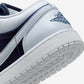 Jordan 1 Low SE Football Grey White Gym Red Midnight Navy (Women's)