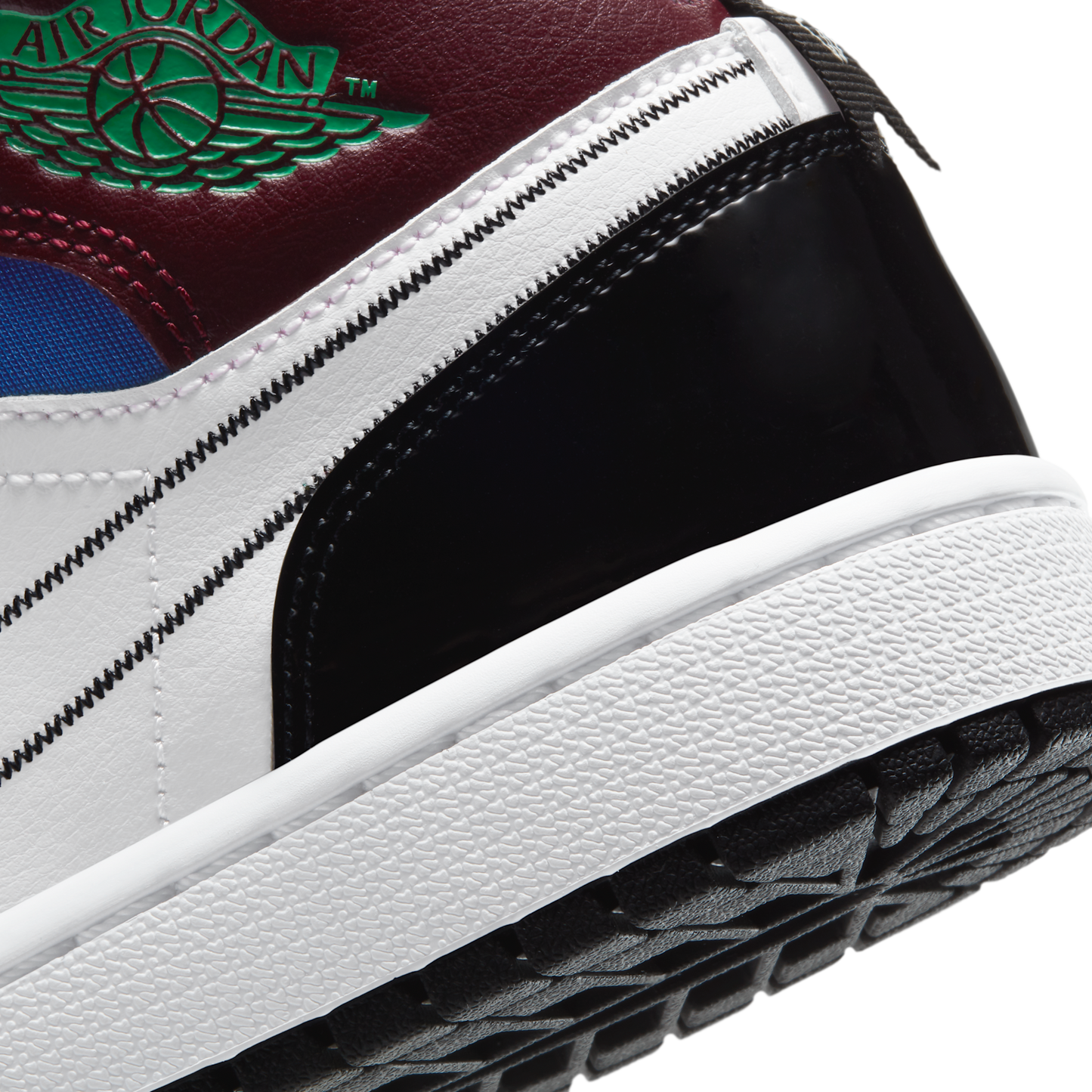 Jordan 1 Mid SE Black White Multi-Color (Women's)