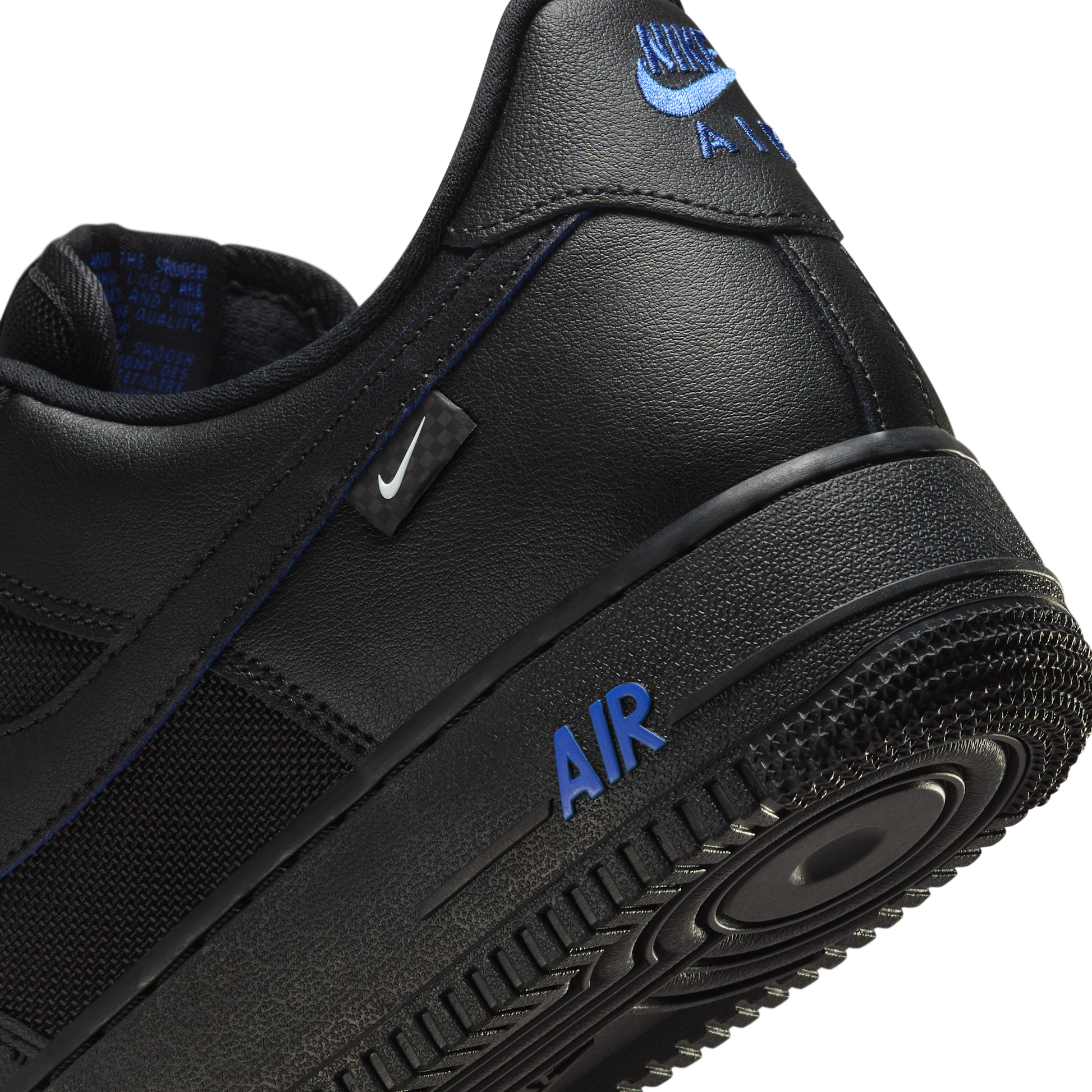 Nike Air Force 1 Low '07 Black Astronomy Blue