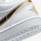 Jordan 1 Low White Metallic Gold (Women's)