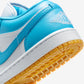 Jordan 1 Low White Gum Light Brown Dark Powder Blue (Women's)
