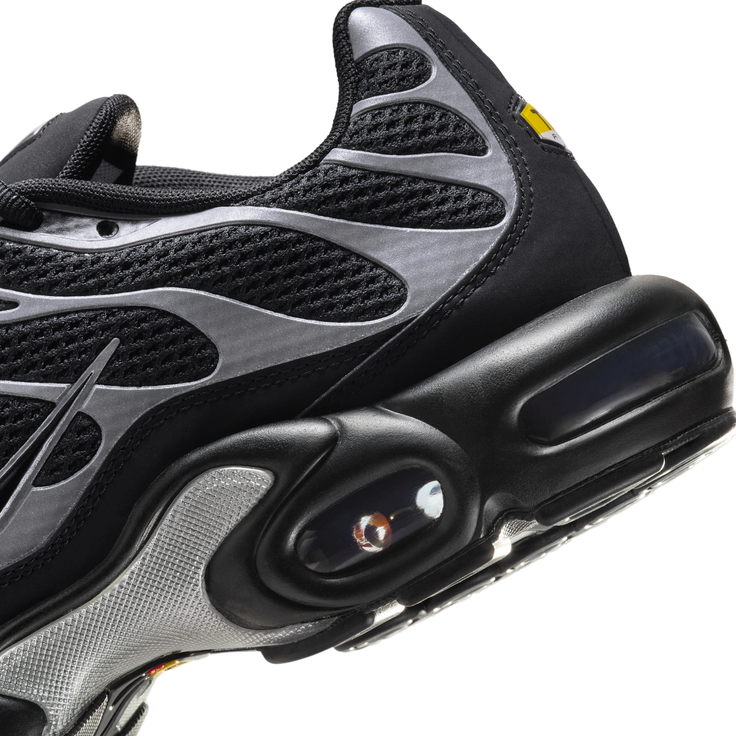 Nike Air Max Plus Premium Black Reflective Silver