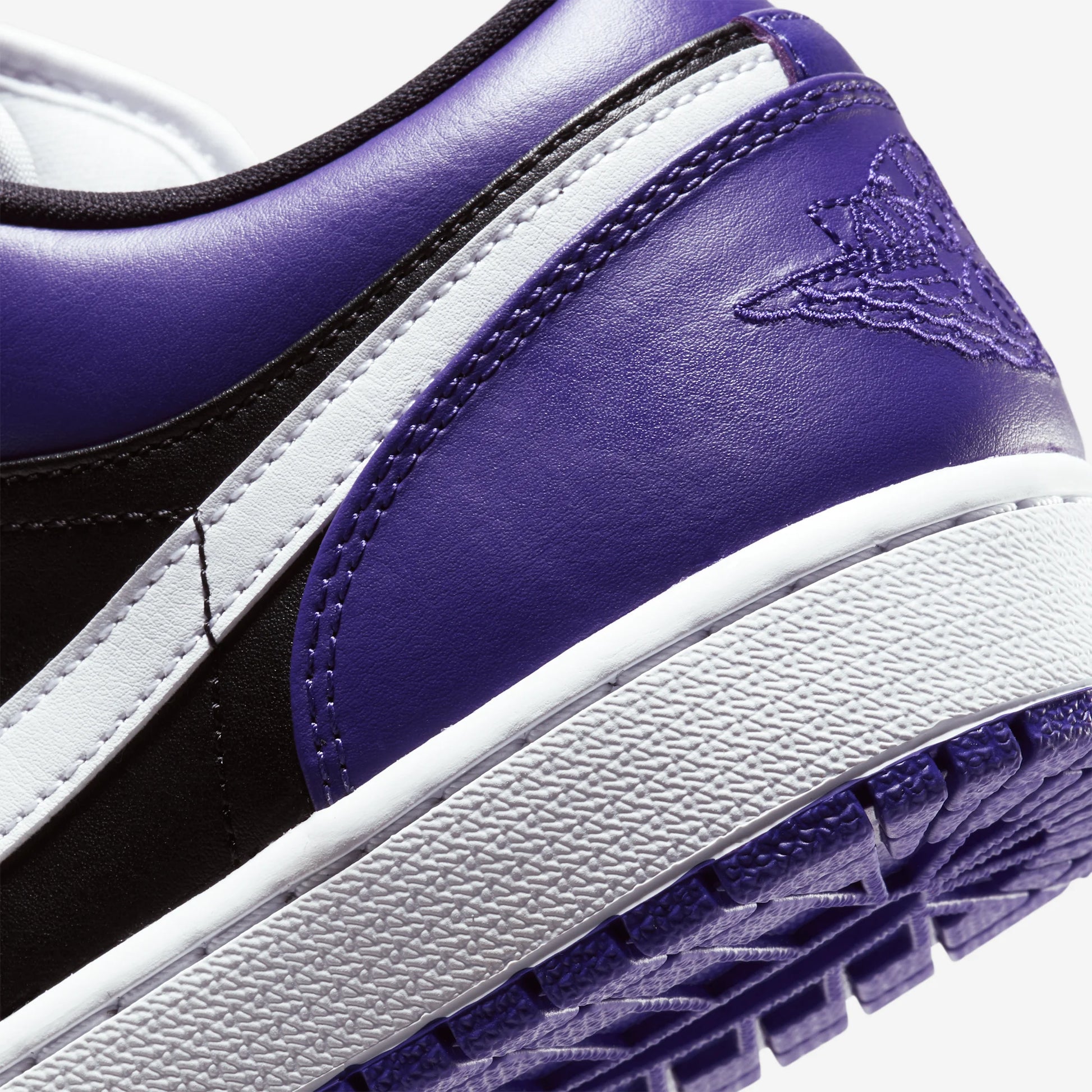 Jordan 1 Low Court Purple Black