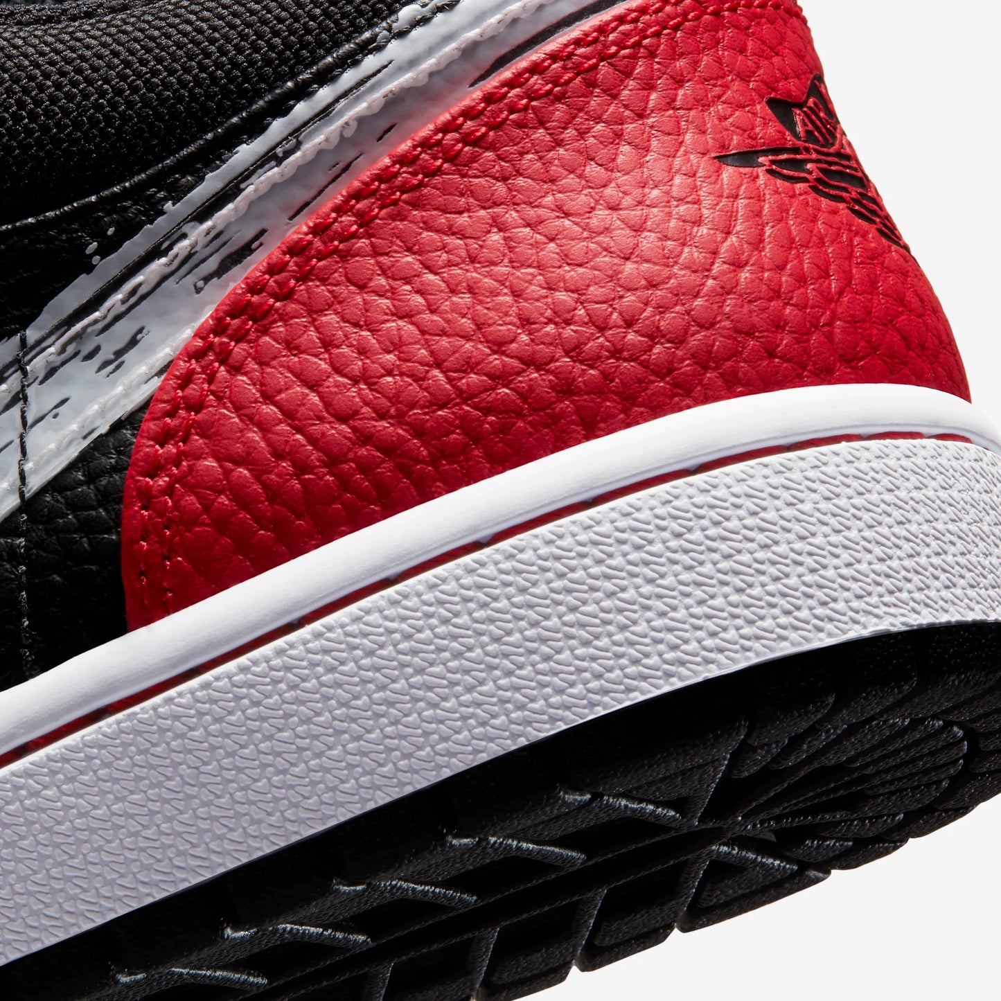 Jordan 1 Low Brushstroke Swoosh Black