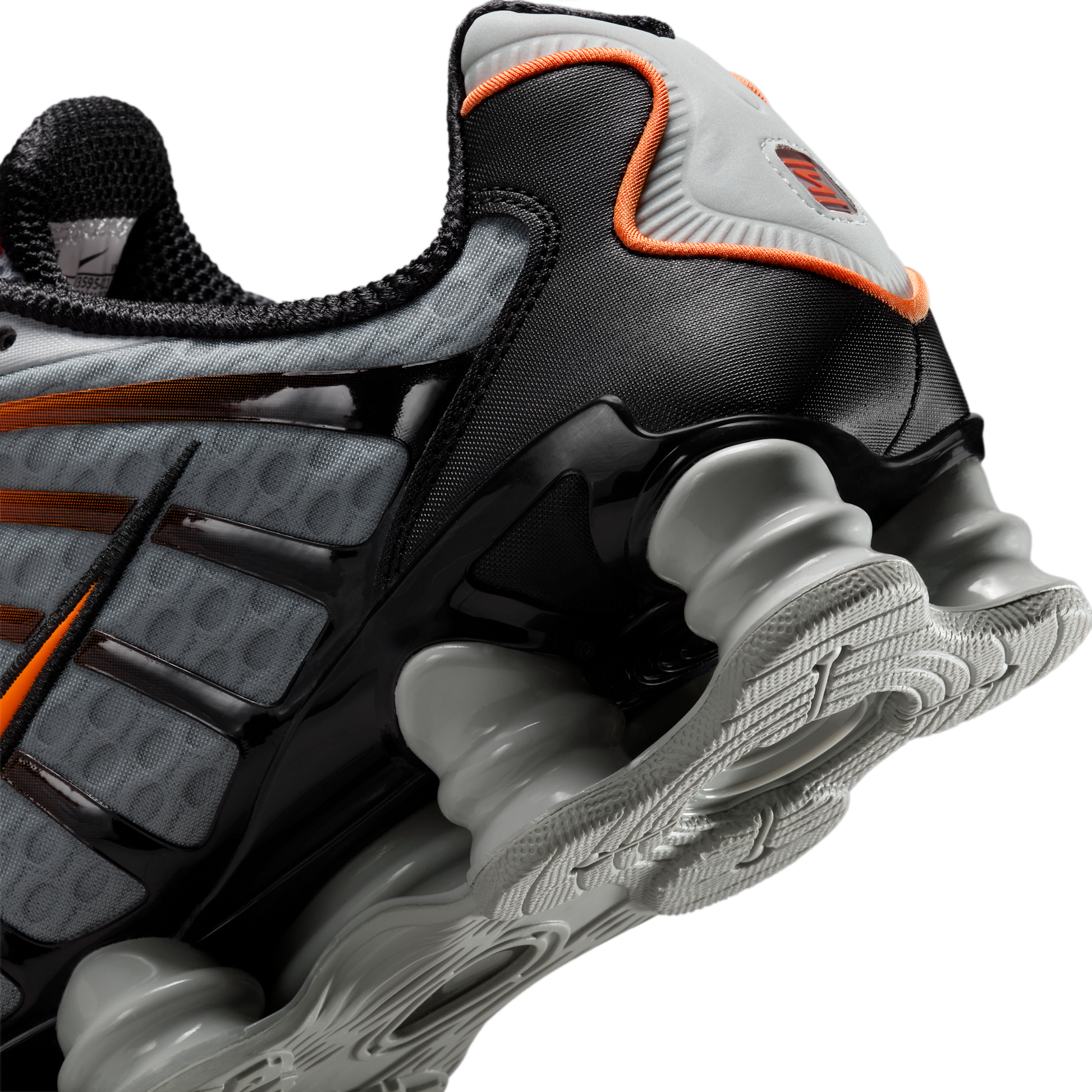 Nike Shox TL Light Smoke Grey Black Bright Mandarin