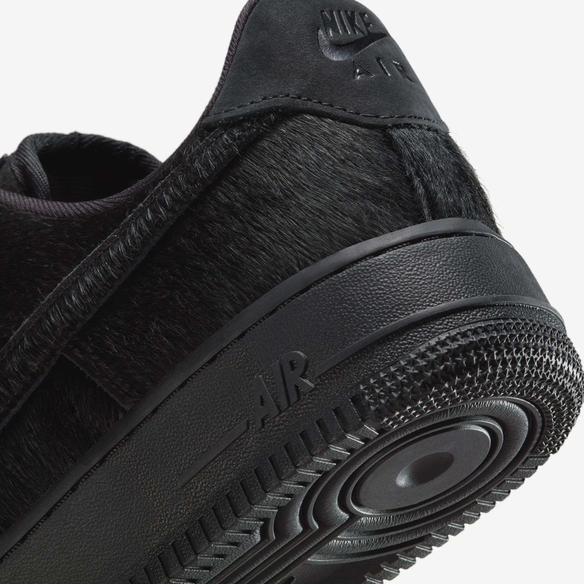 Nike Air Force 1 Low '07 Triple Black Pony Hair (Women's)