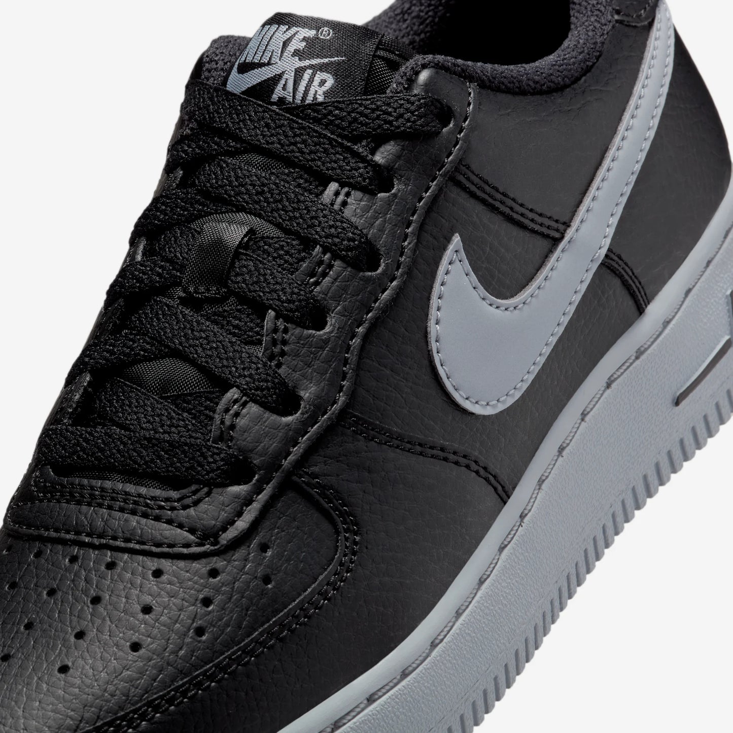Nike Air Force 1 Low Black Wolf Grey (GS)