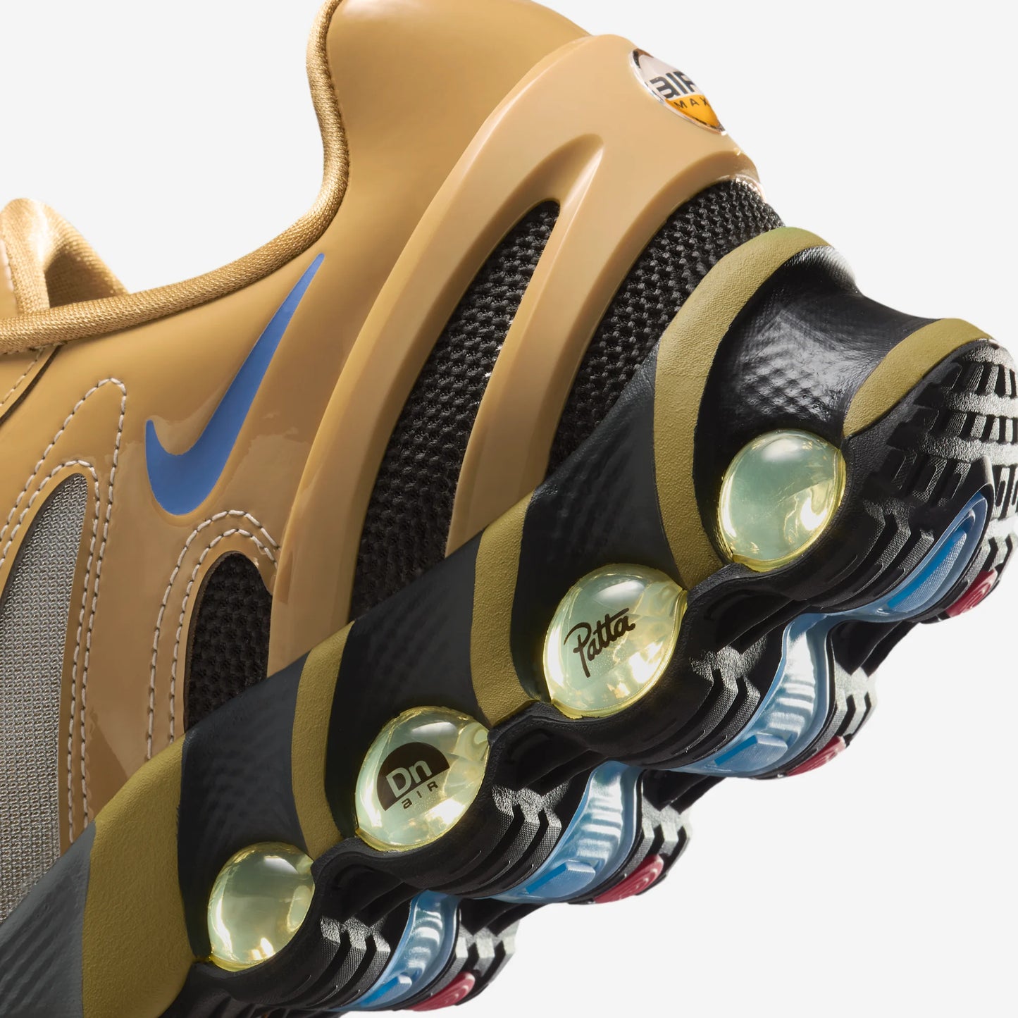 Nike Air Max Dn8 Patta Club Gold Metallic Silver