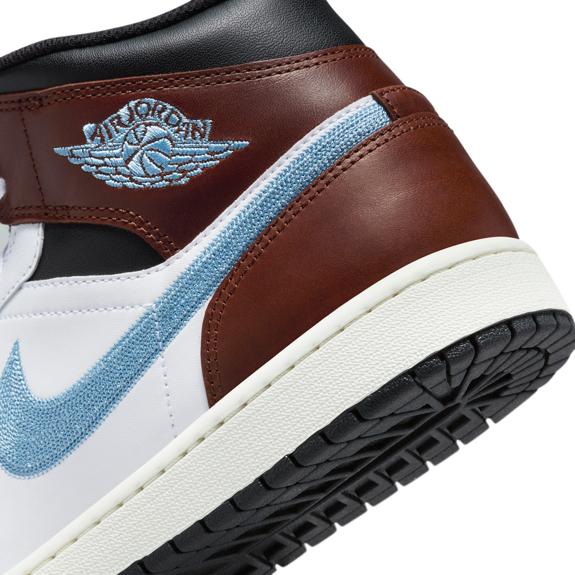 Jordan 1 Mid SE Brown Blue Grey