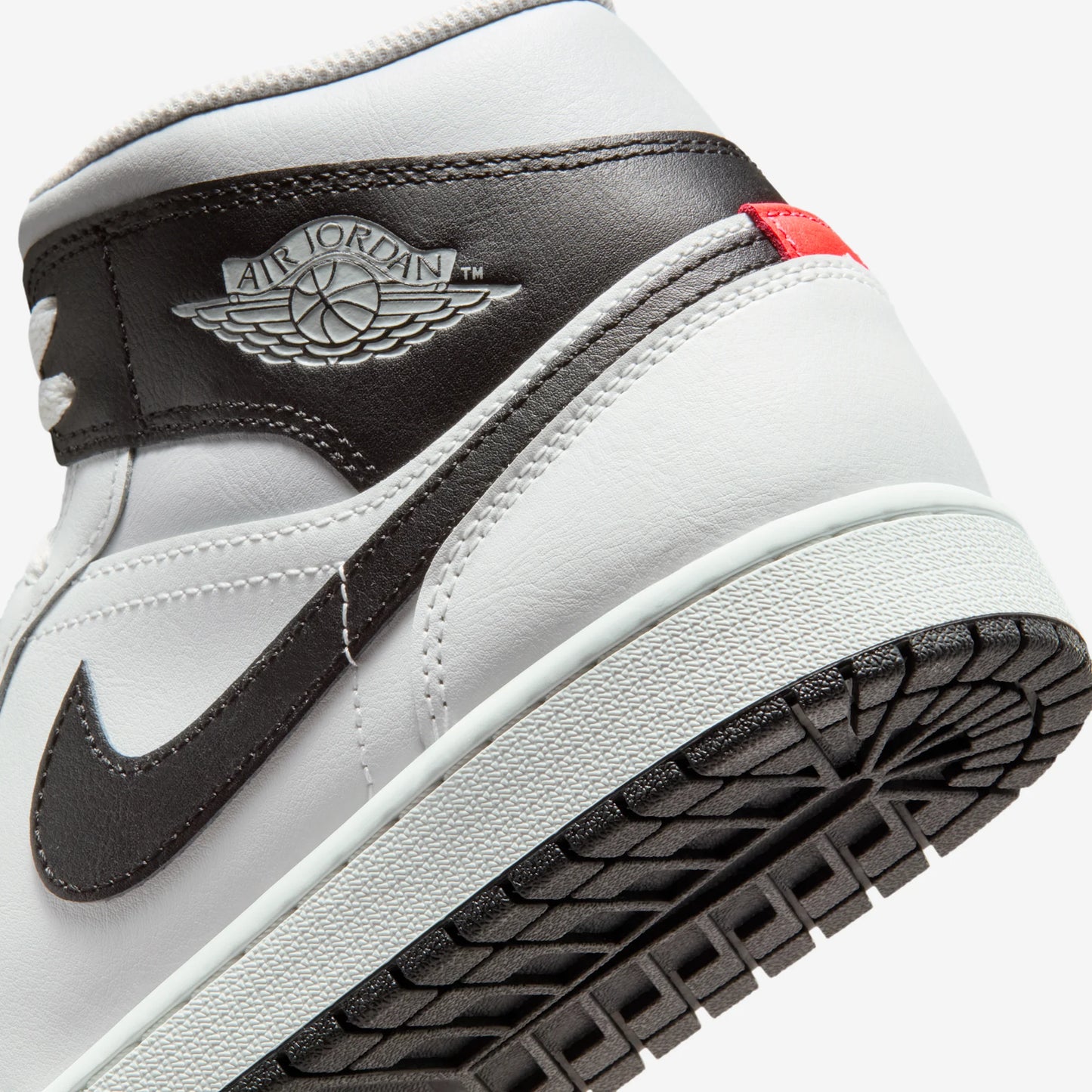 Jordan 1 Mid White Neutral Grey Infrared