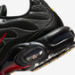 Nike Air Max Plus Black University Red Metallic Silver