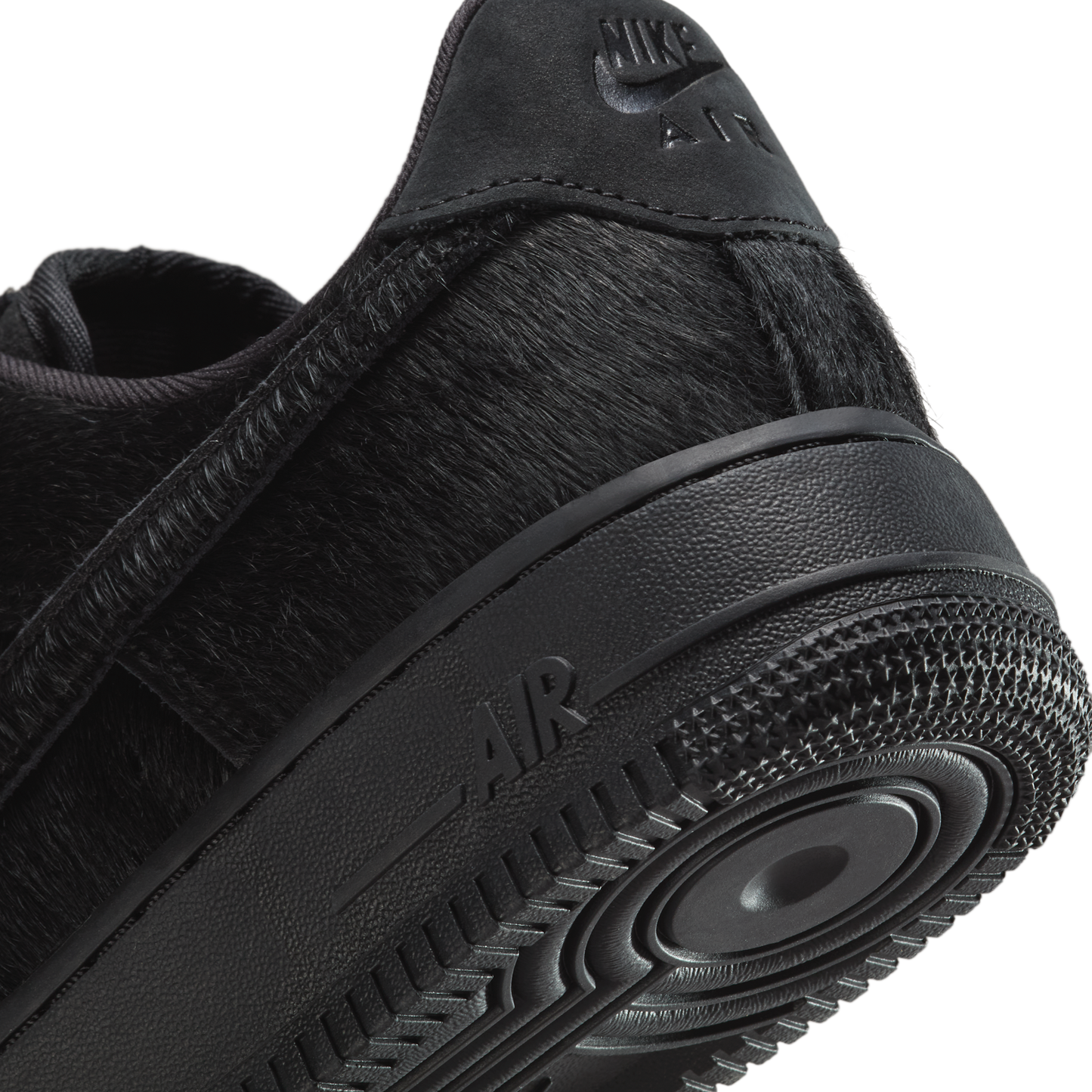 Nike Air Force 1 Low '07 Triple Black Pony Hair (Women's)