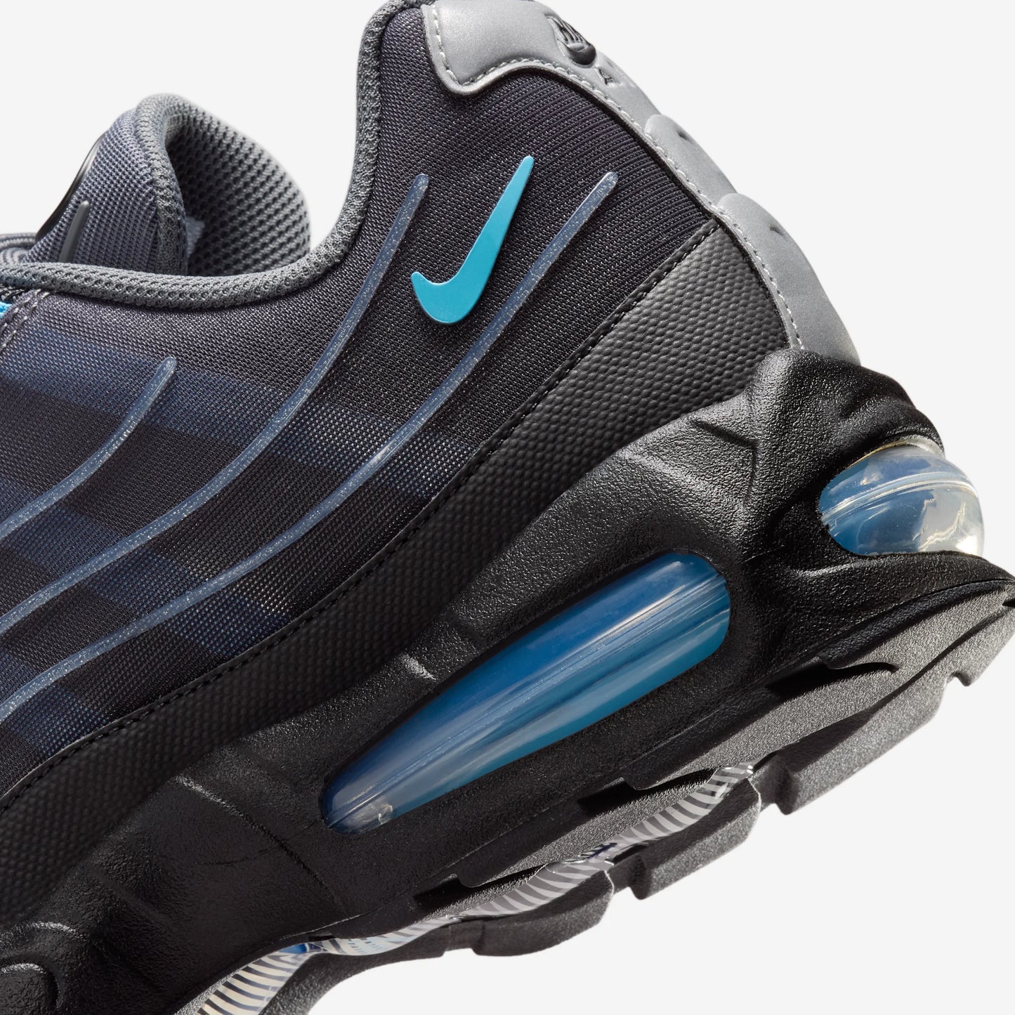 Nike Air Max 95 Big Bubble Tech Black University Blue