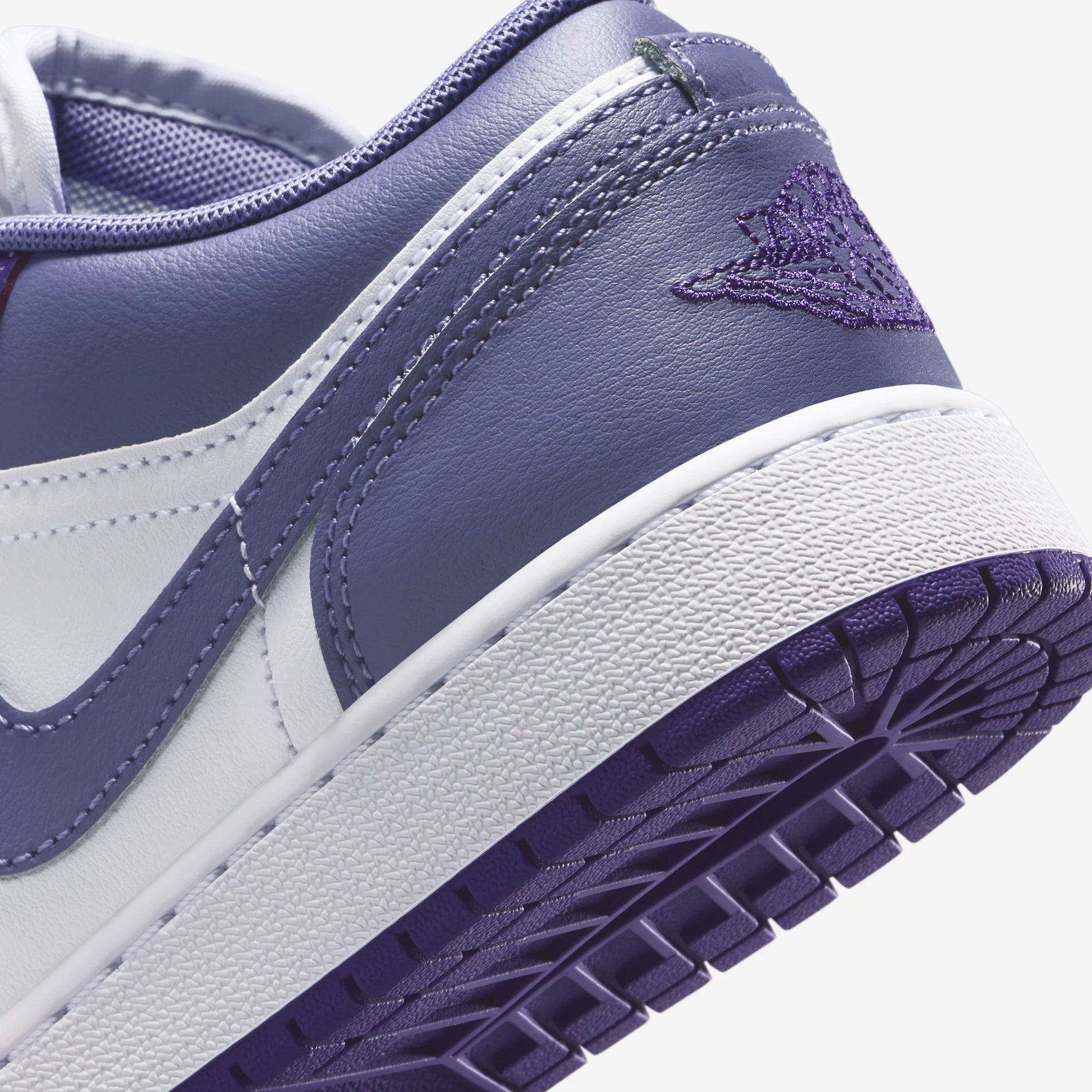 Jordan 1 Low Court Purple White Dusty Amethyst (GS)
