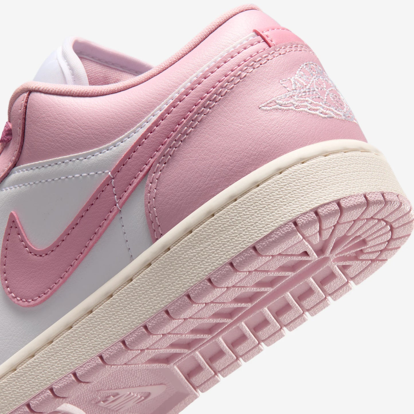 Jordan 1 Low Iced Carmine White (Women's)