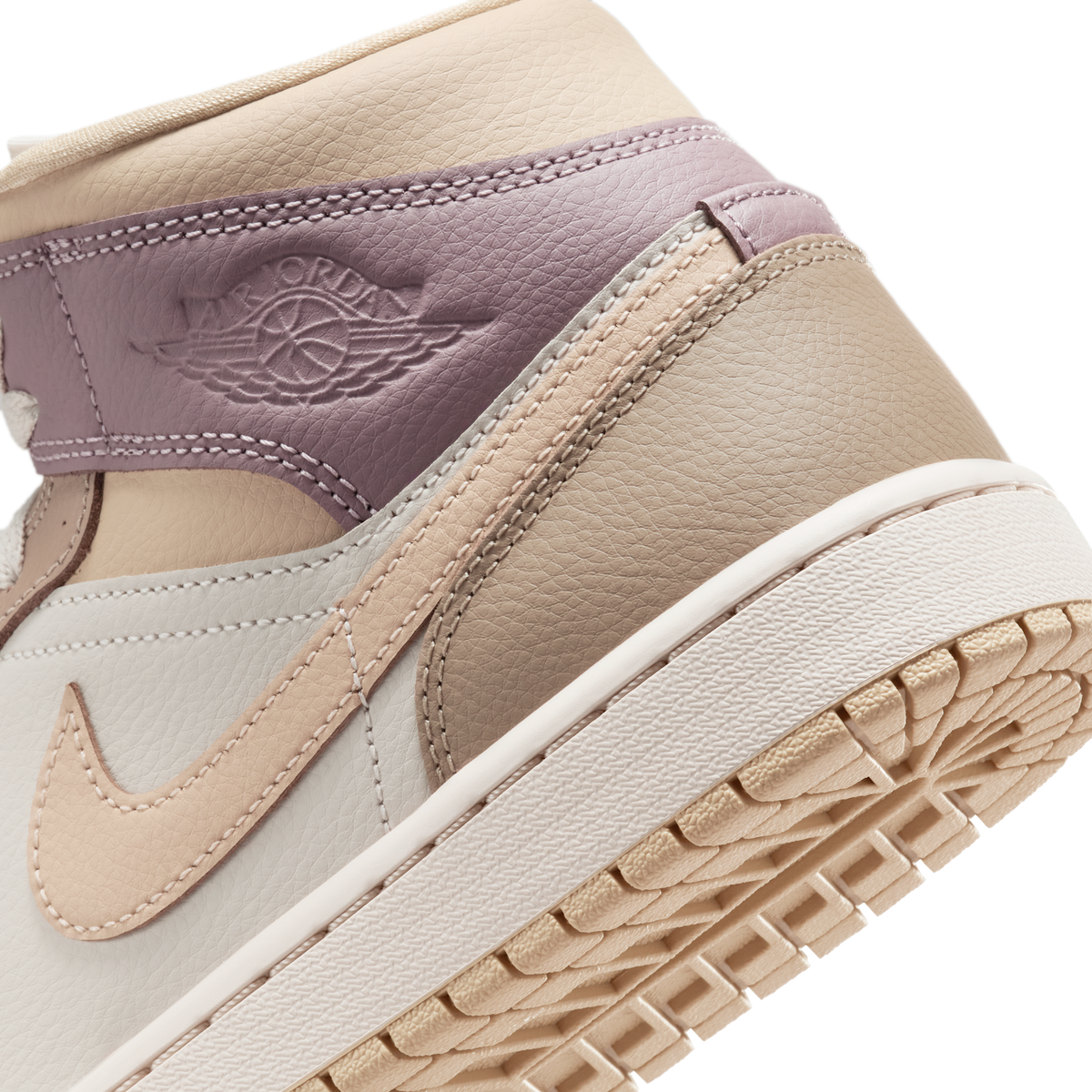 Jordan 1 Mid Light Orewood Brown Taupe Grey (Women's)