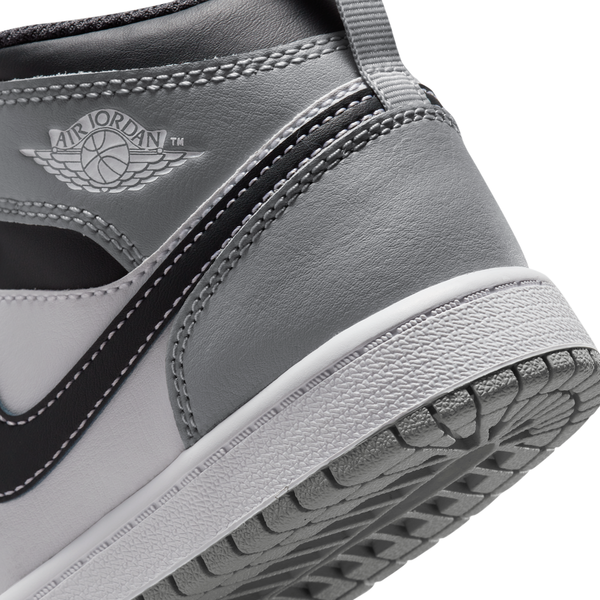 Air Jordan 1 Mid Light Smoke Grey (PS)