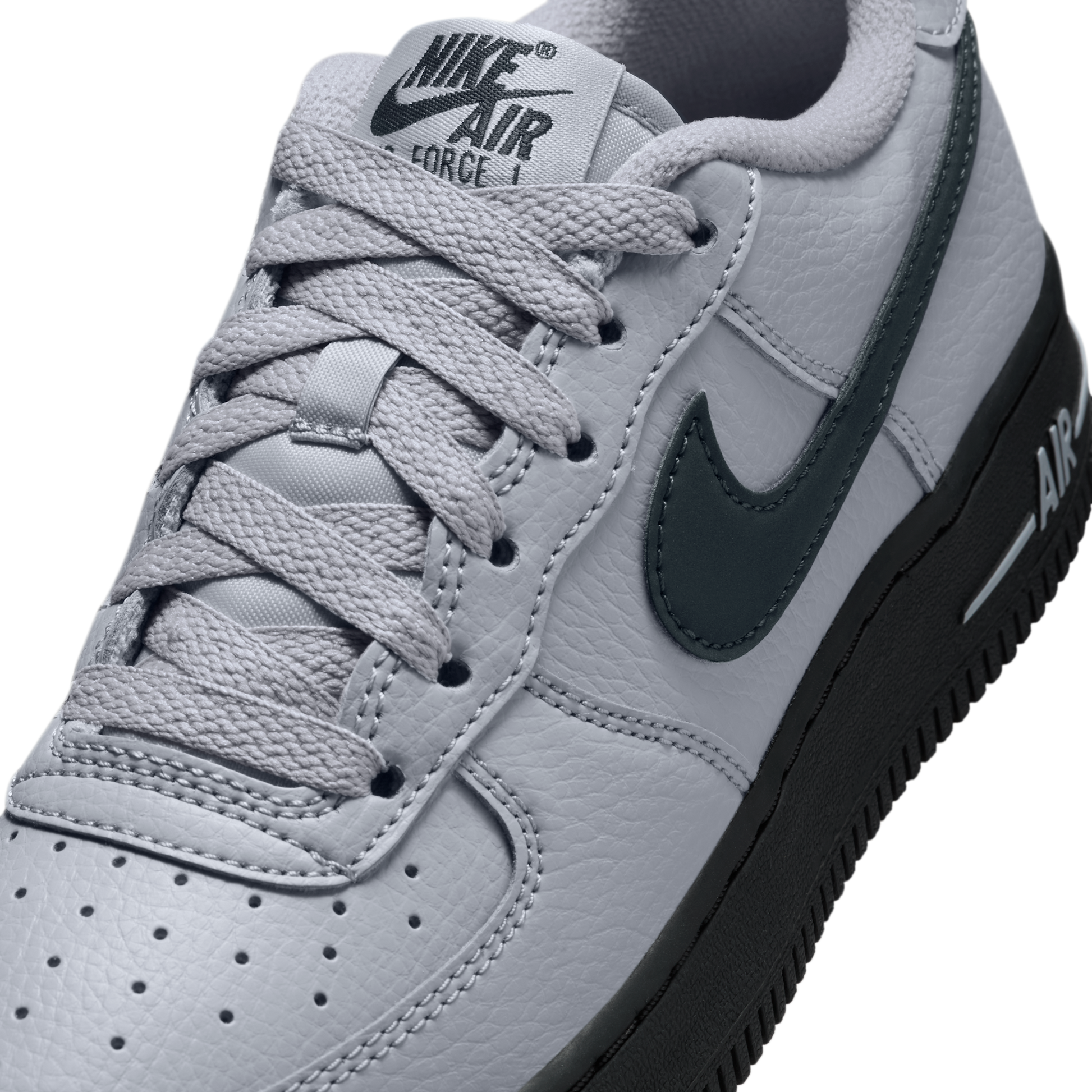 Nike Air Force 1 Low Wolf Grey Dark Smoke Grey (GS)