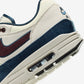 Nike Air Max 1 Coconut Milk Burgundy Crush Navy