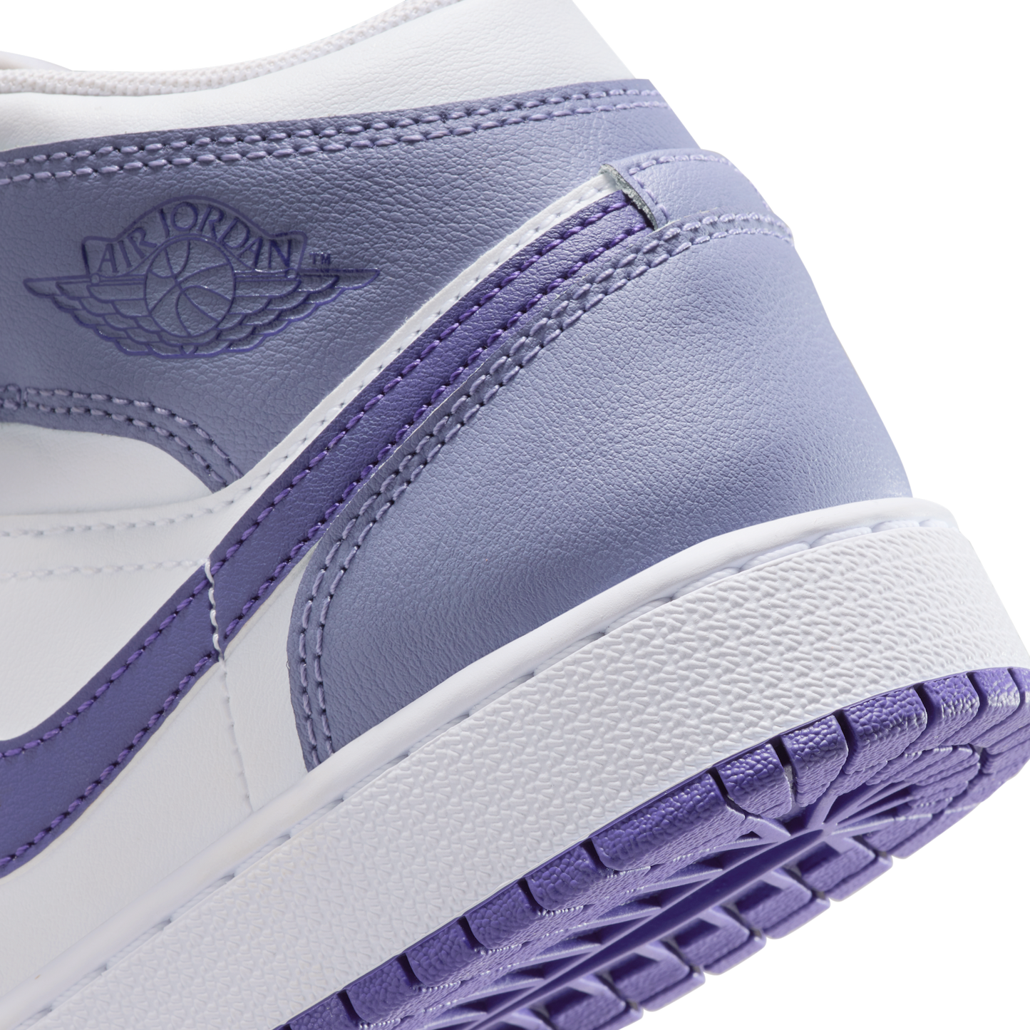 Jordan 1 Mid Dusty Amethyst White Court Purple (GS)