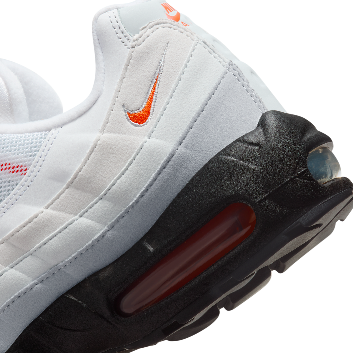 Nike Air Max 95 Wolf Grey Safety Orange Pure Platinum