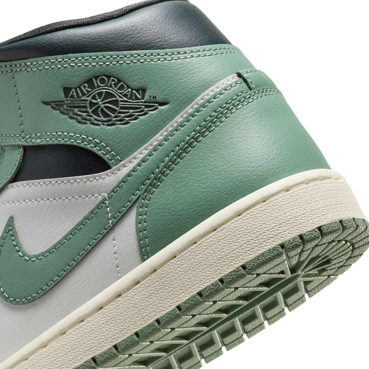 Jordan 1 Mid Jade Smoke (Women's)