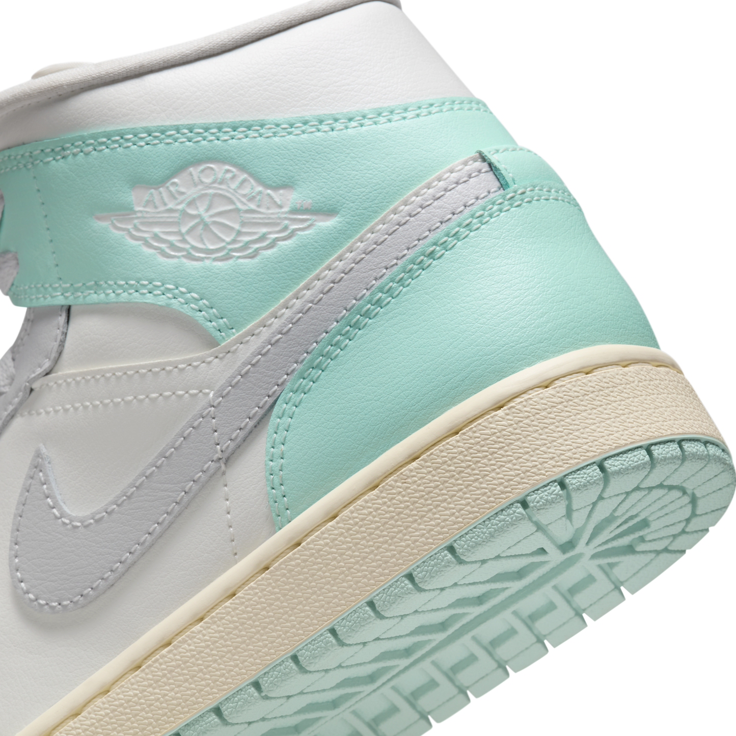 Jordan 1 Mid Football Grey Igloo (Women's)