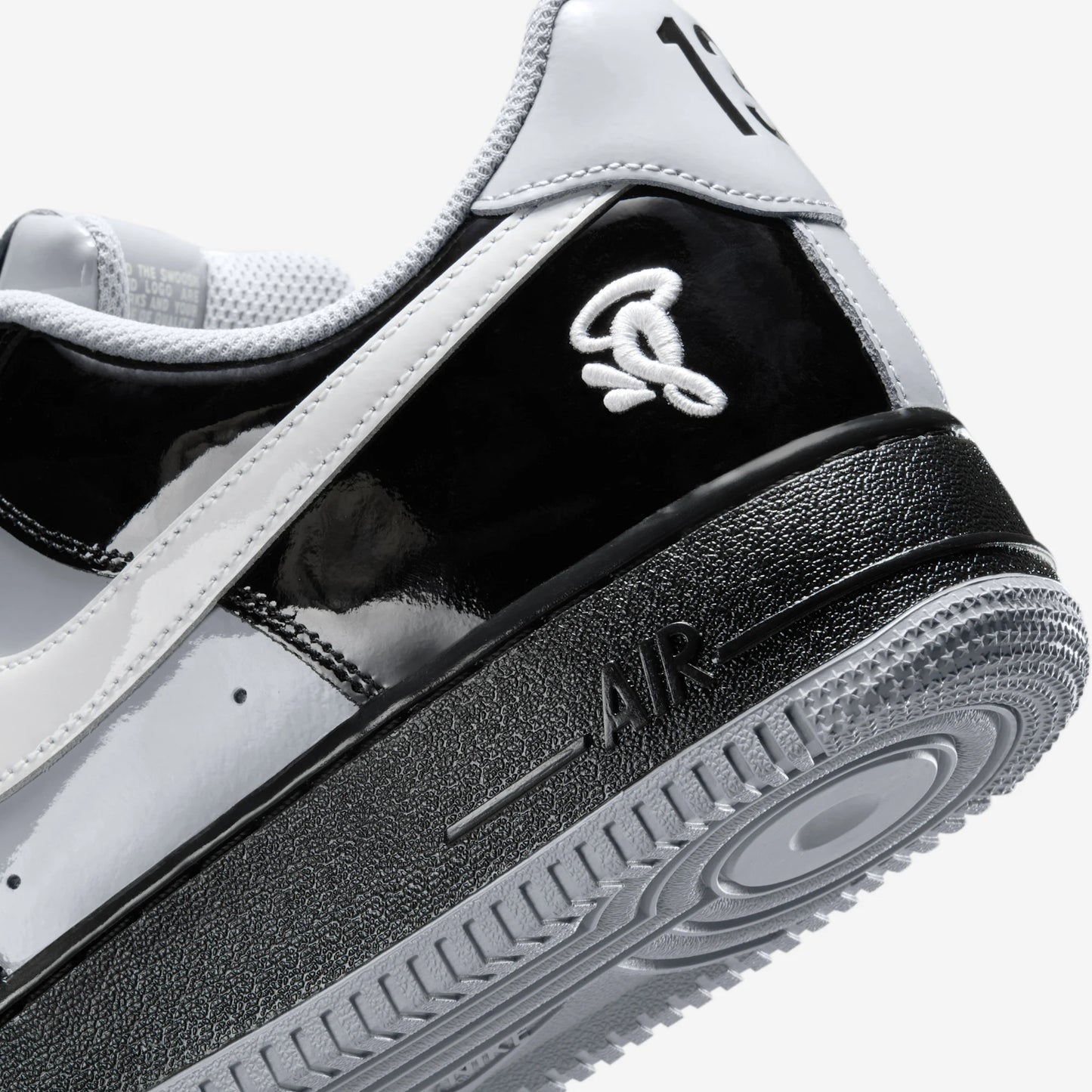 Nike Air Force 1 Low Syna Central Cee Black White Smoke Grey