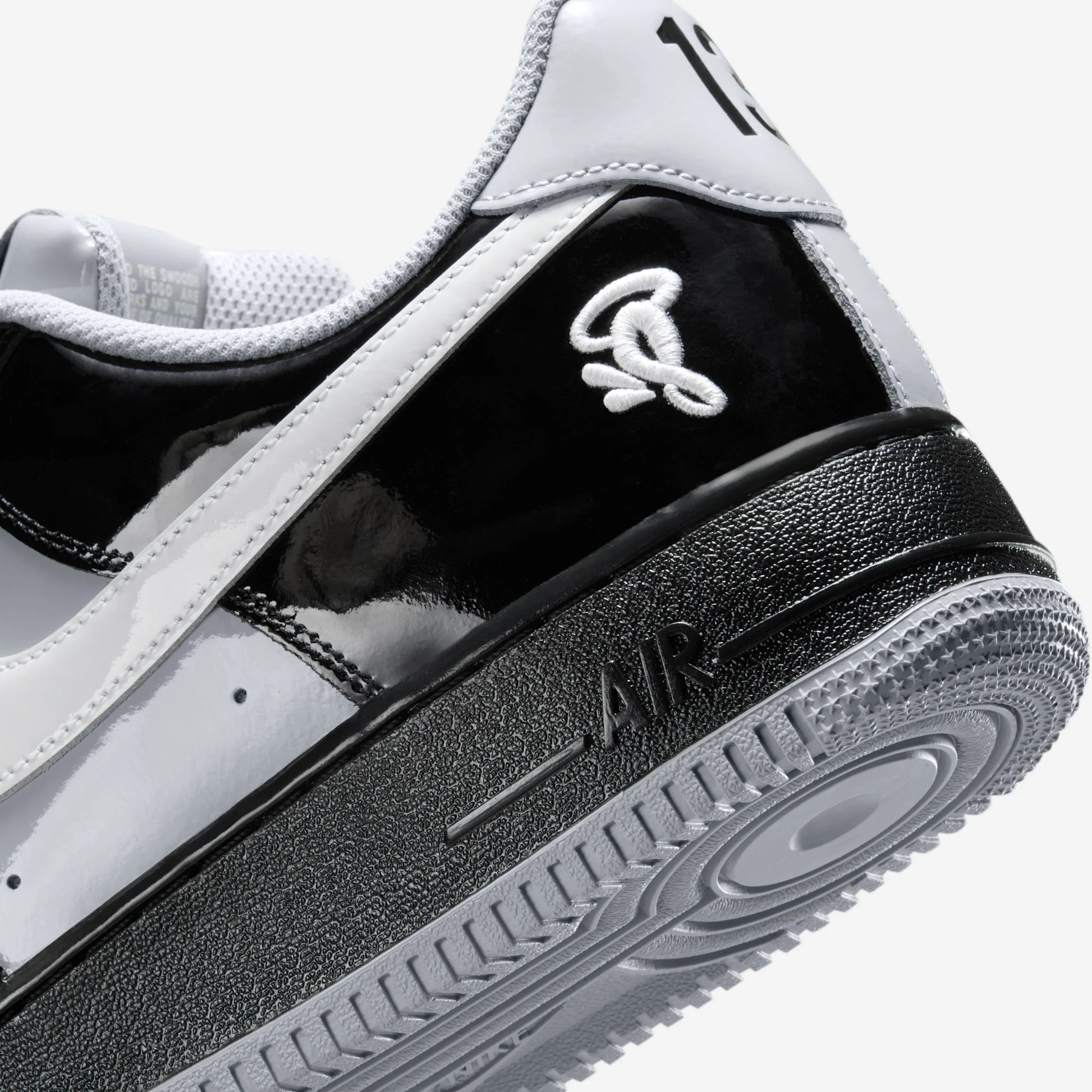 Nike Air Force 1 Low Syna Central Cee Black White Smoke Grey