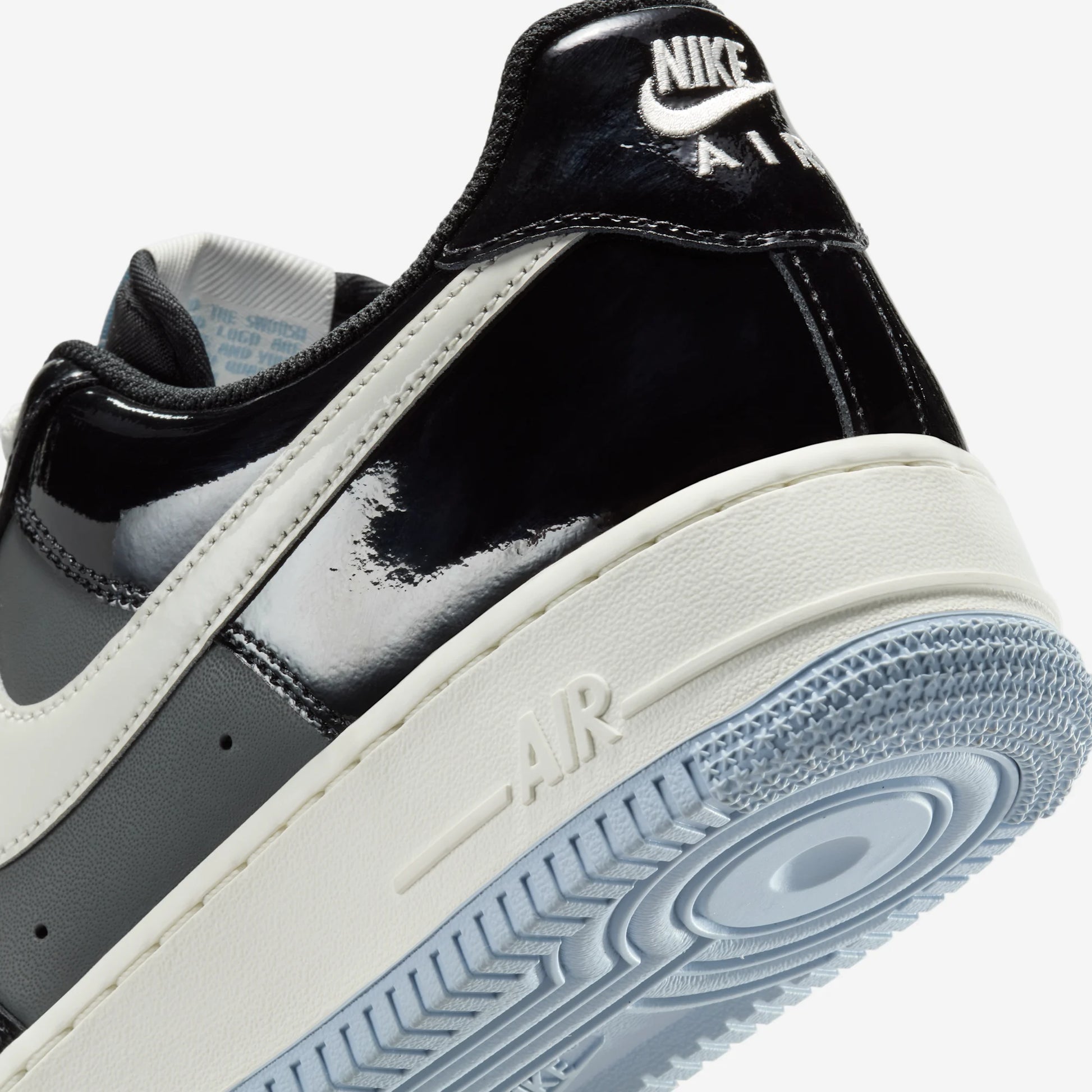 Nike Air Force 1 Low Black Iron Grey Patent