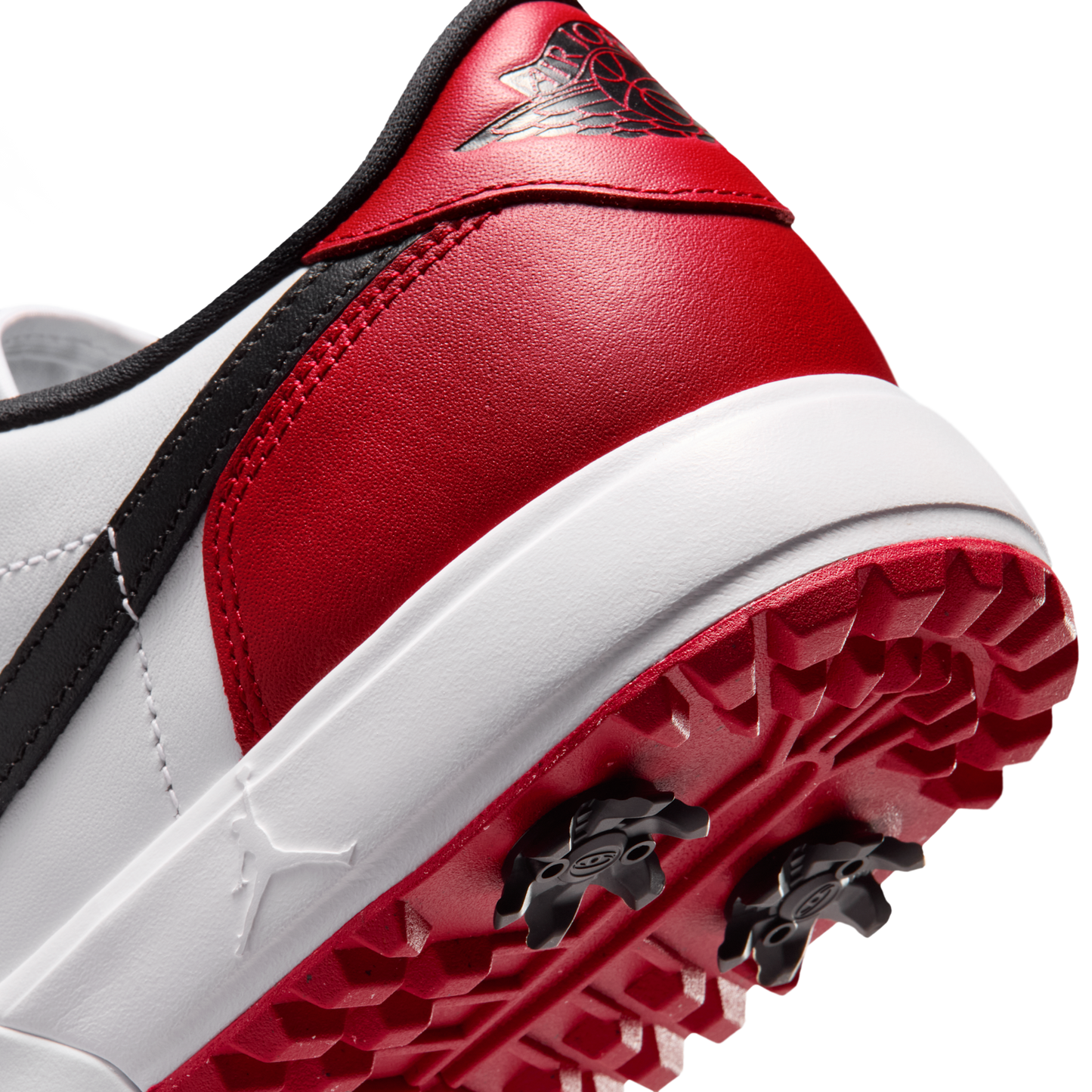 Jordan 1 Low Golf Spiked Varsity Red White Black