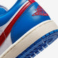 Jordan 1 Low Sport Blue Gym Red (Women's)