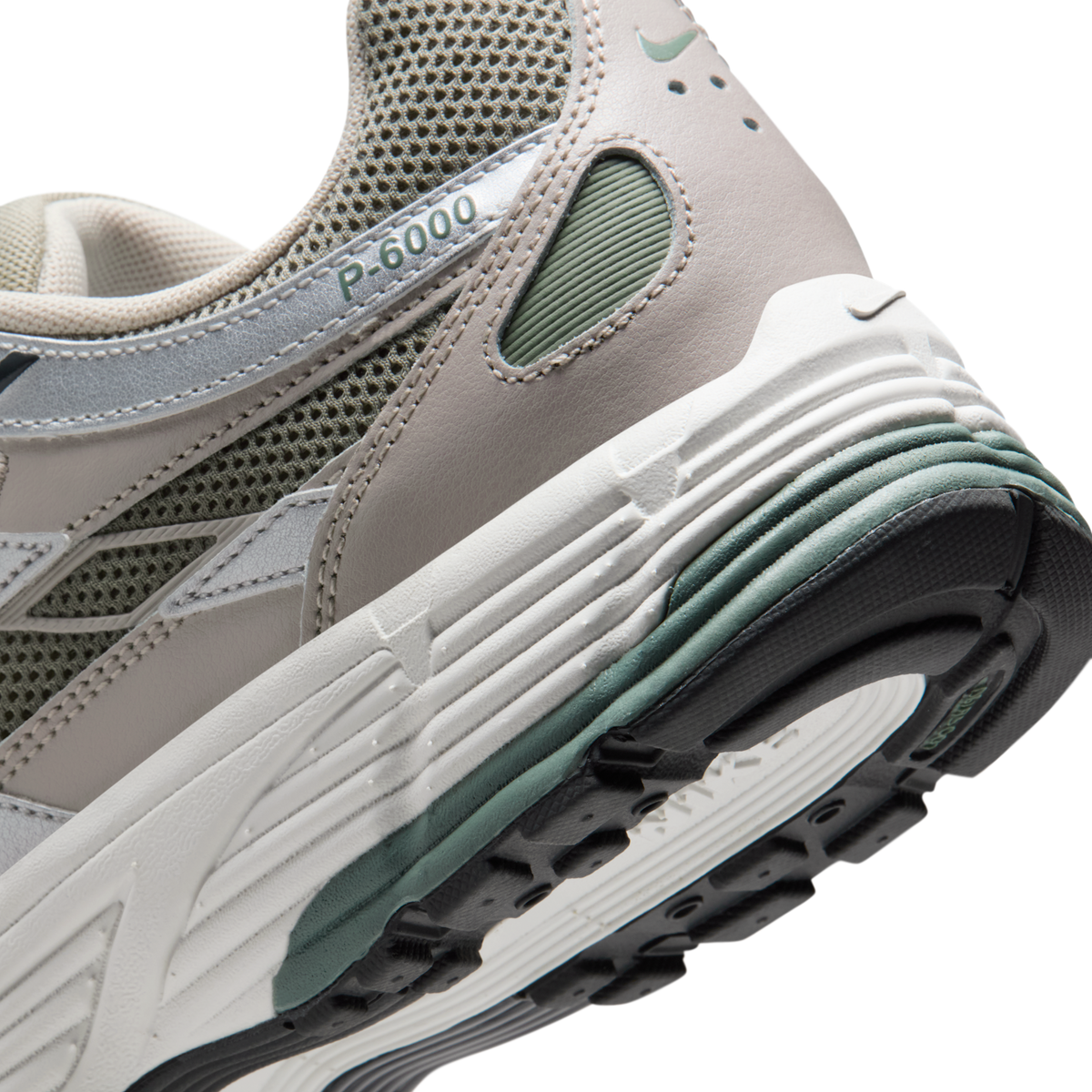 Nike P-6000 Cream Silver Clay Green