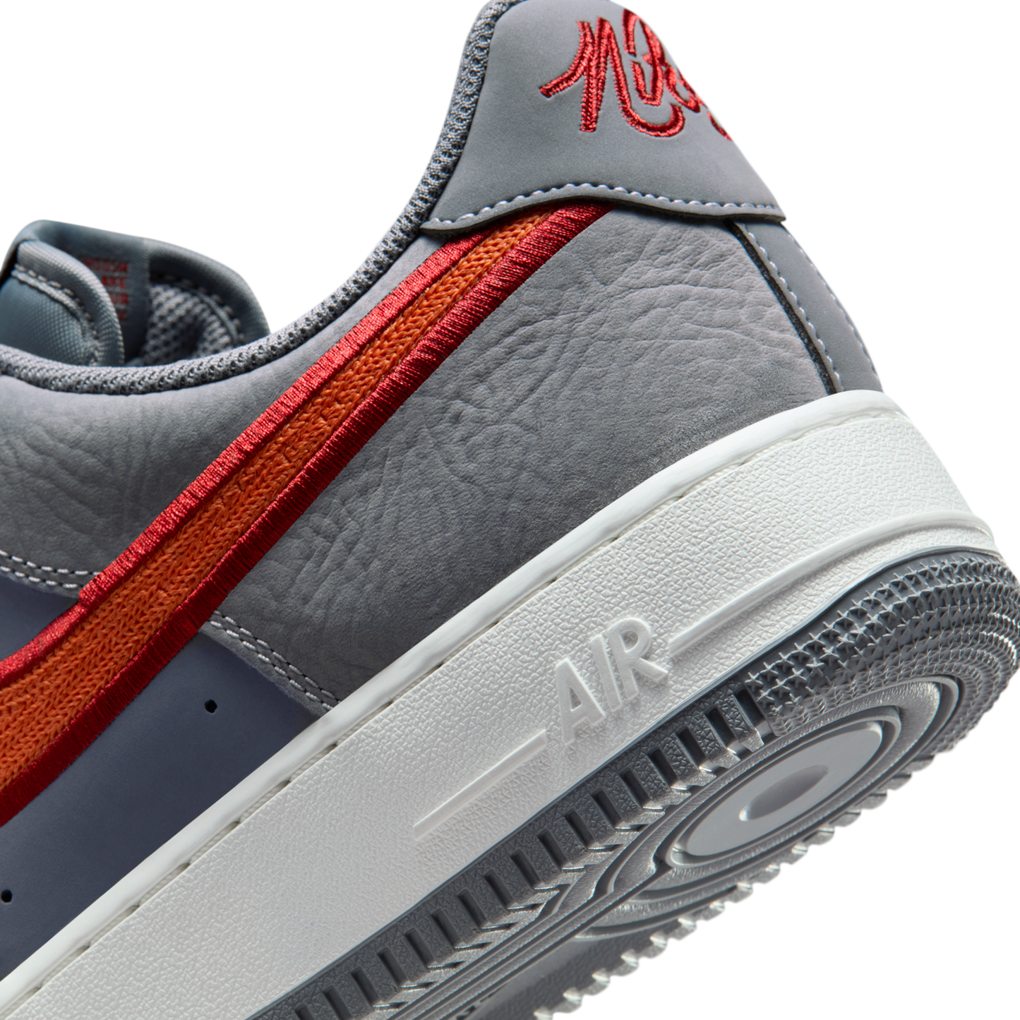 Nike Air Force 1 Low '07 LV8 Cool Grey Crimson Rust