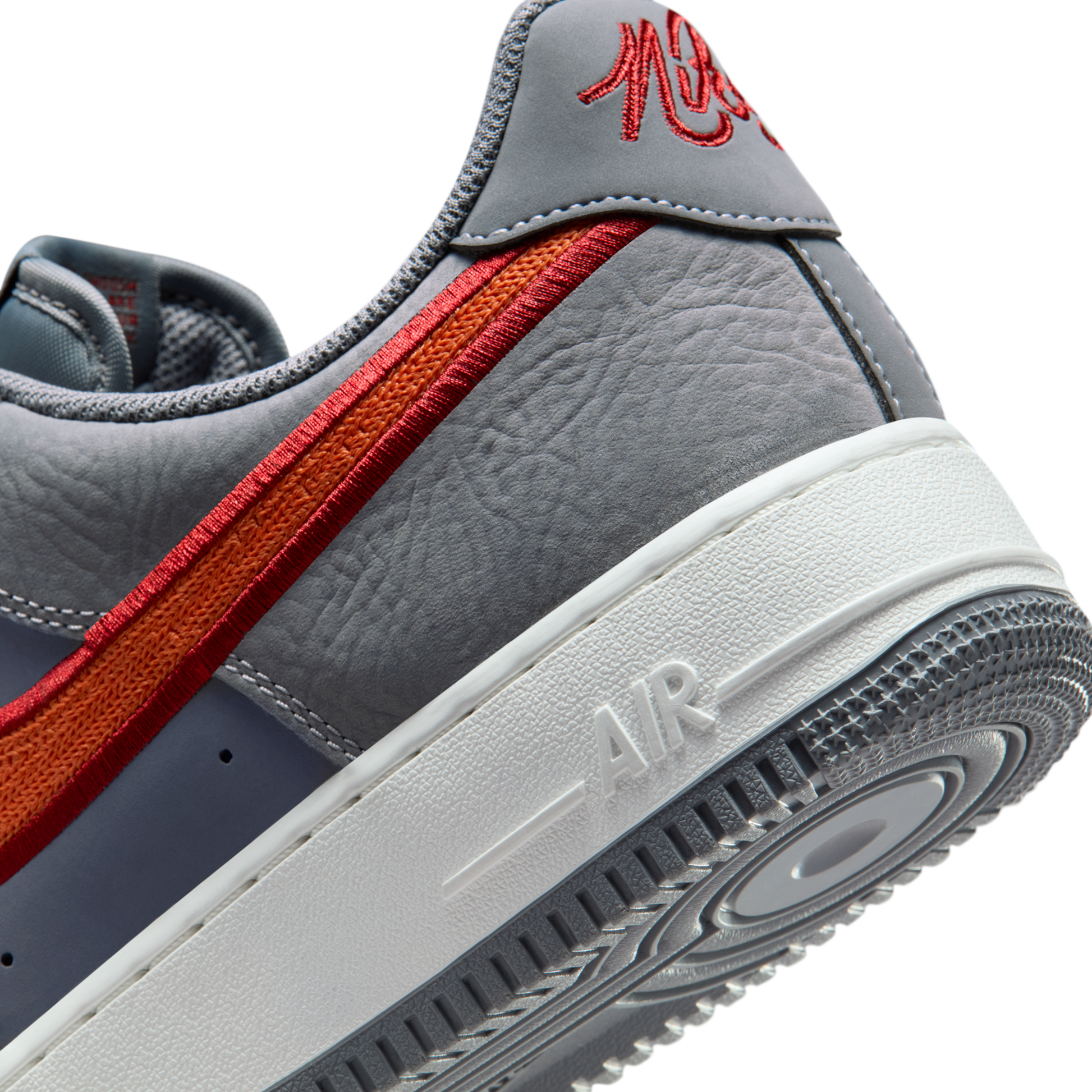 Nike Air Force 1 Low '07 LV8 Cool Grey Crimson Rust