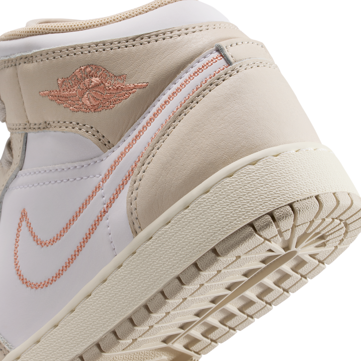 Jordan 1 Mid SE Sand Drift White Madder Root (GS)