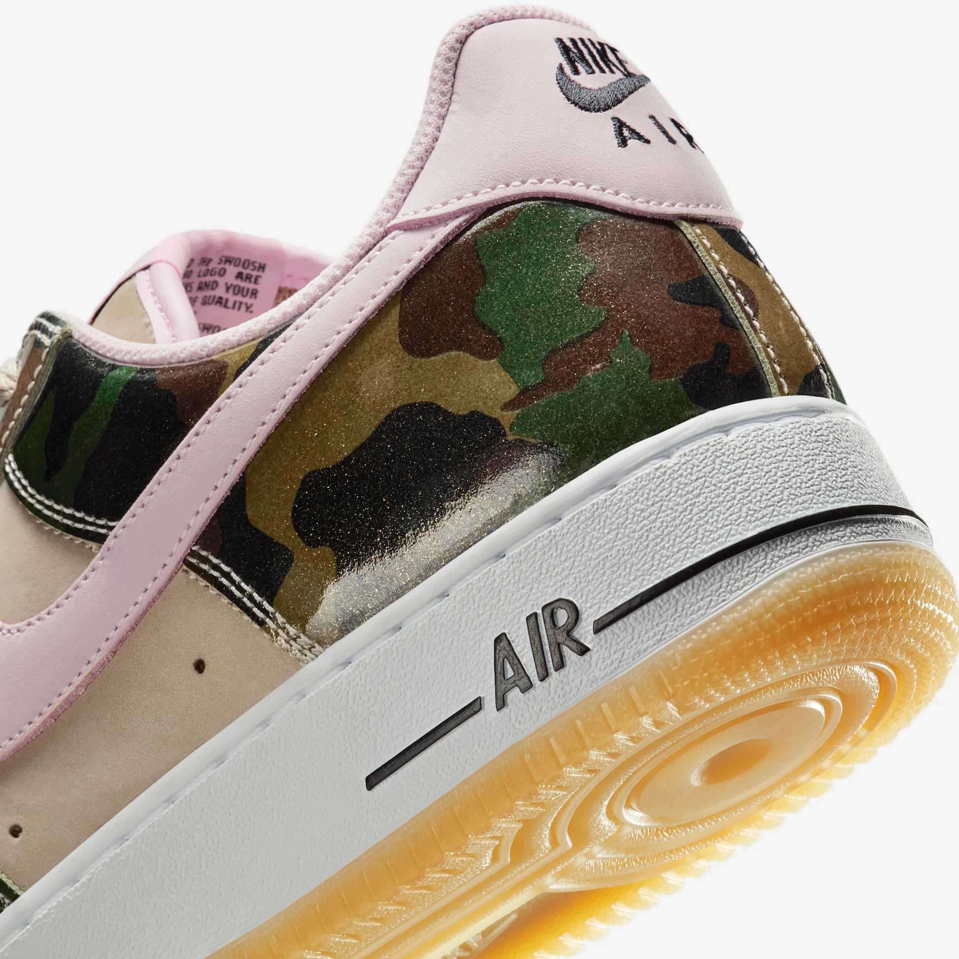 Nike Air Force 1 Low '07 LV8 Patent Camo Pink