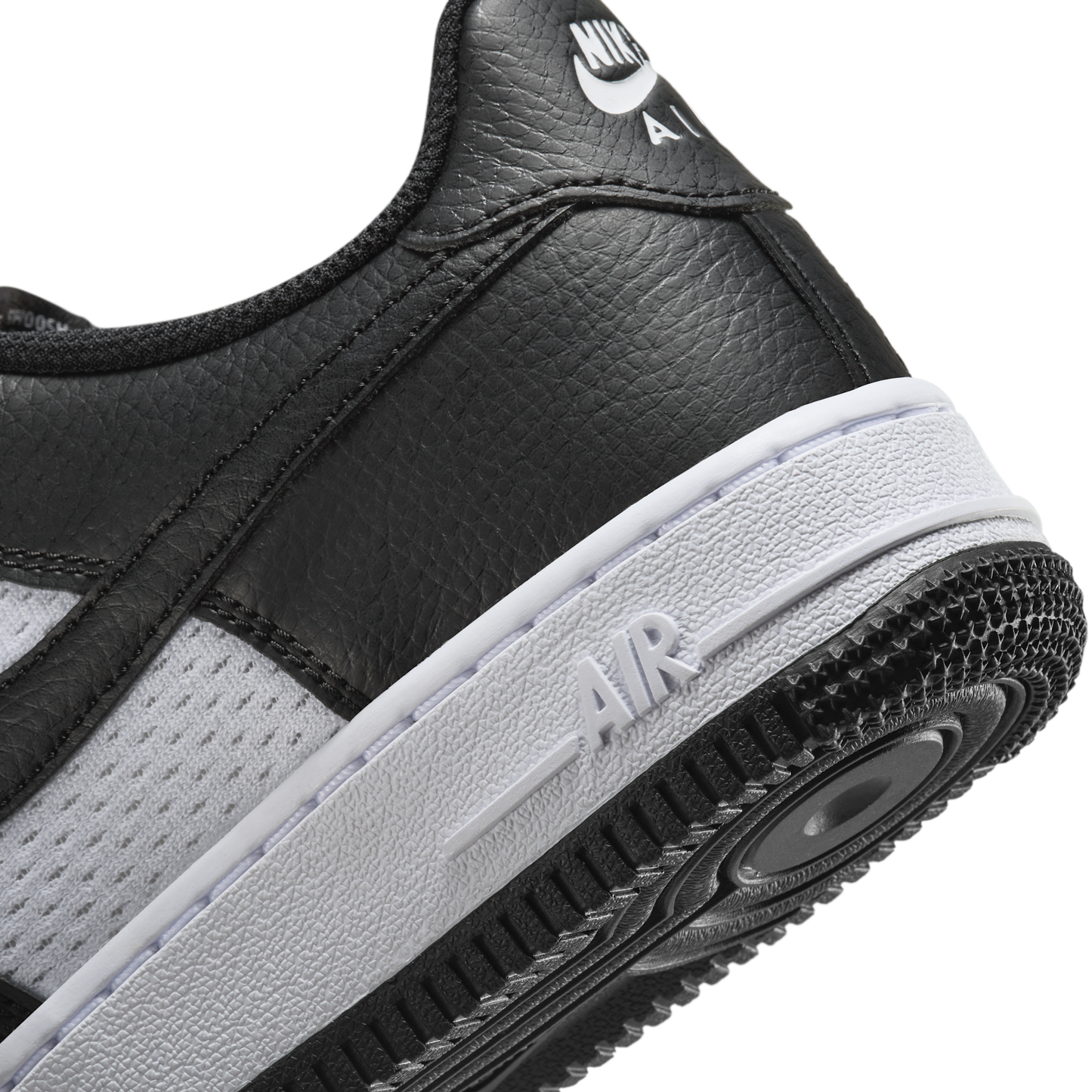 Nike Air Force 1 Low Black White Mesh (GS)
