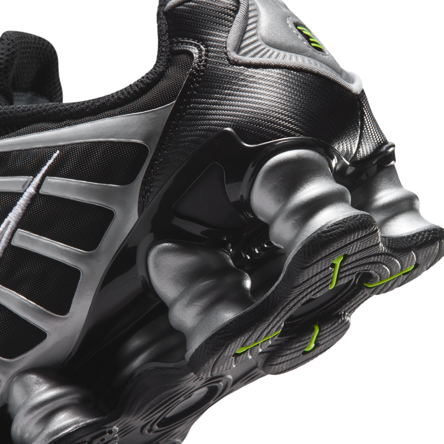 Nike Shox TL Black Volt Metallic Silver (GS)