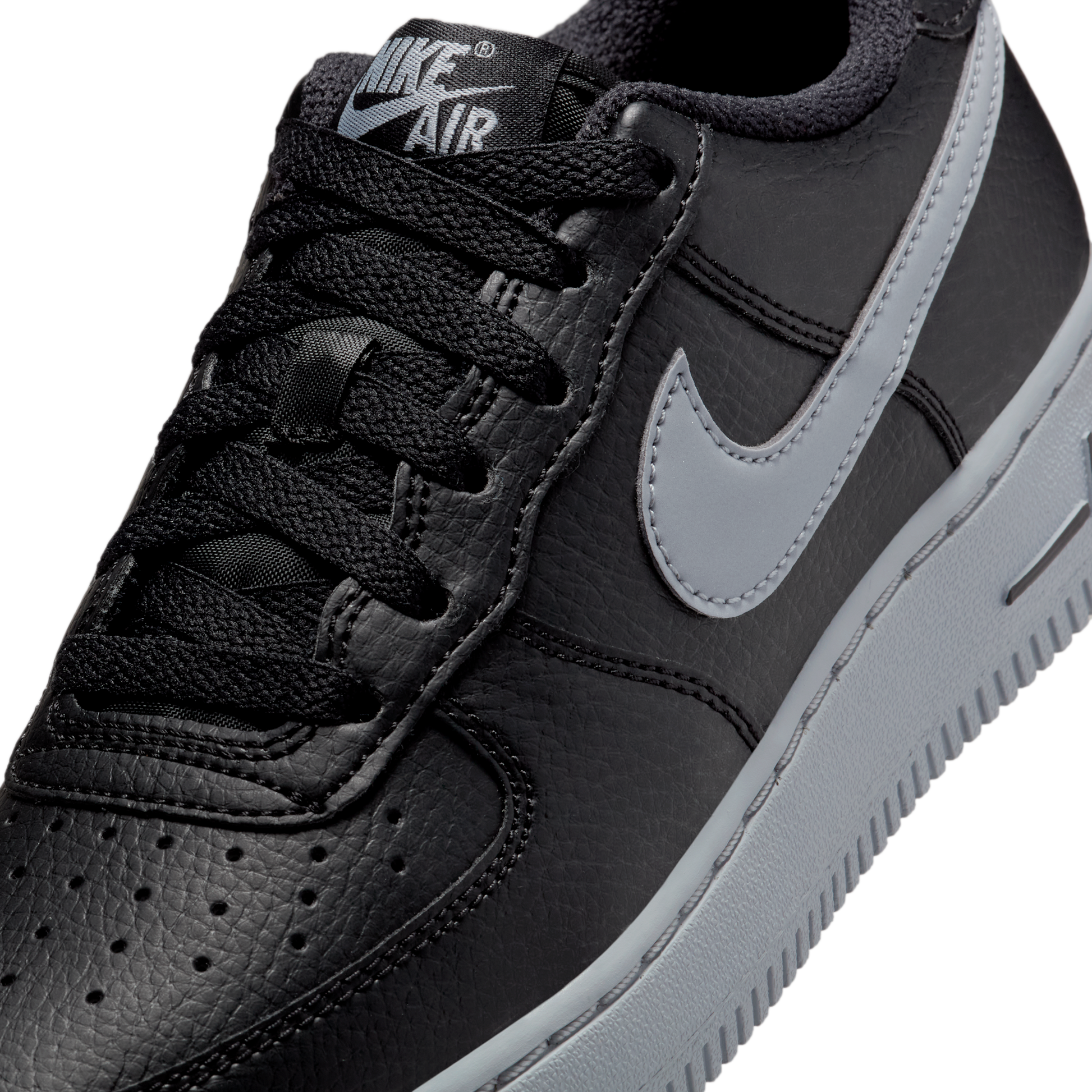 Nike Air Force 1 Low Black Wolf Grey (GS)