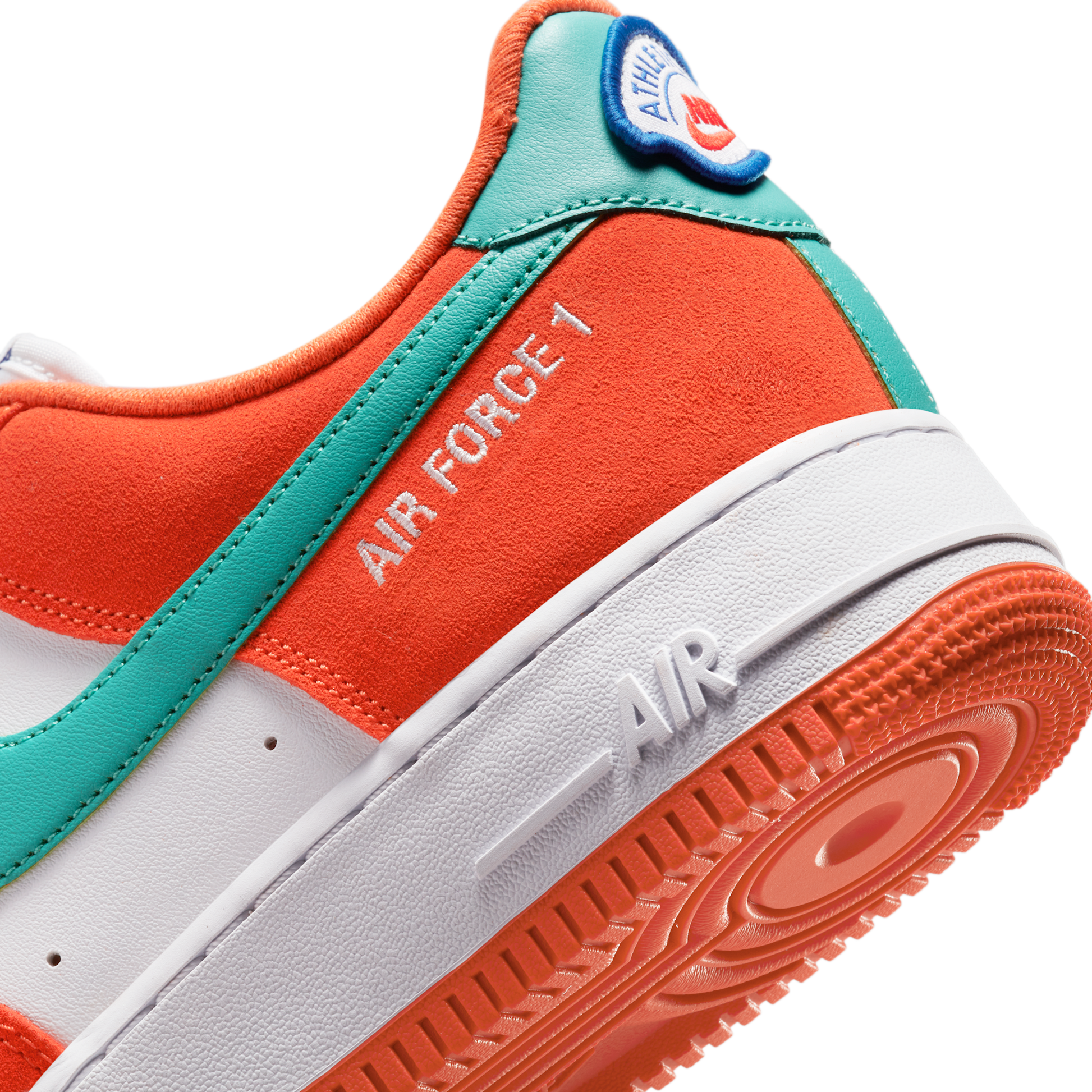 Nike Air Force 1 Low '07 LV8 Athletic Club White Orange