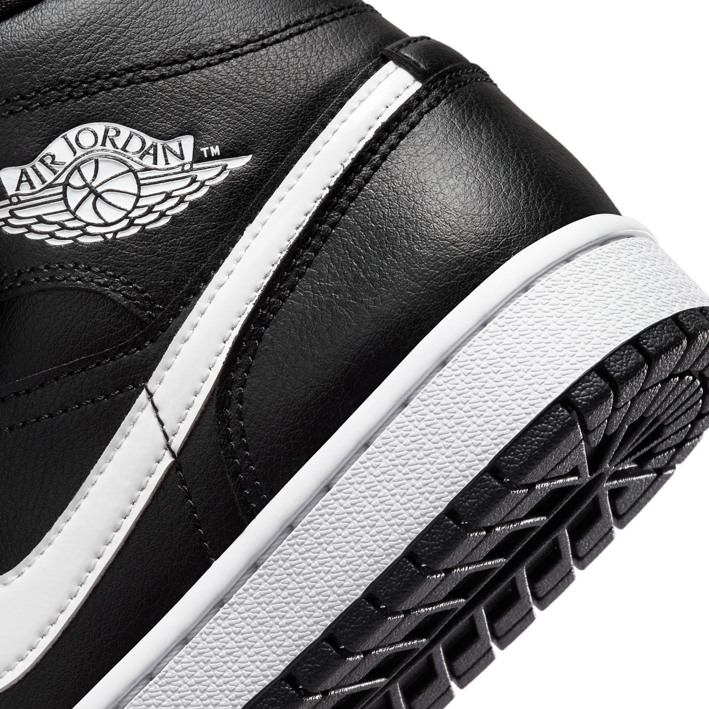 Jordan 1 Mid Black White (Women's)