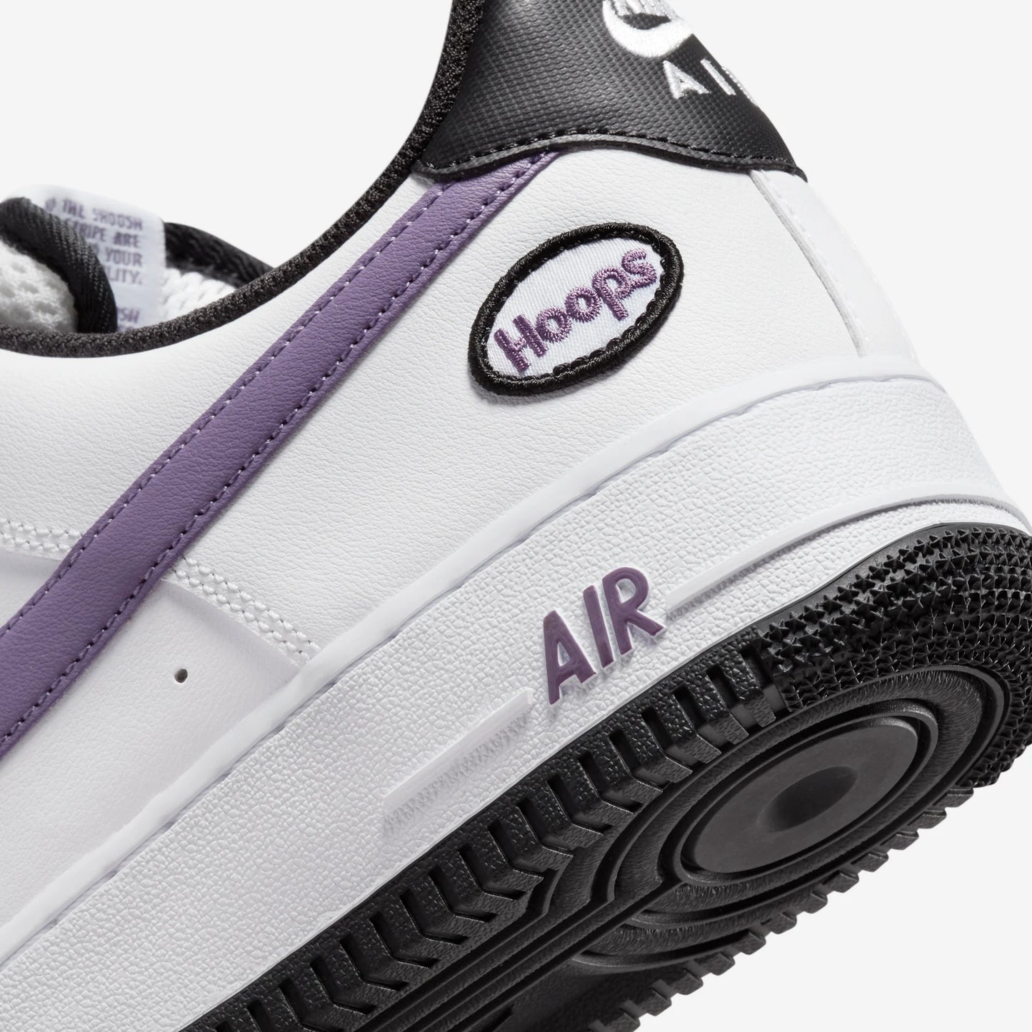 Nike Air Force 1 Low Hoops White Canyon Purple