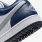 Jordan 1 Low Wolf Grey Midnight Navy