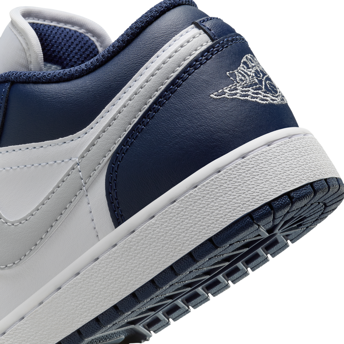 Jordan 1 Low Midnight Navy Wolf Grey (GS)