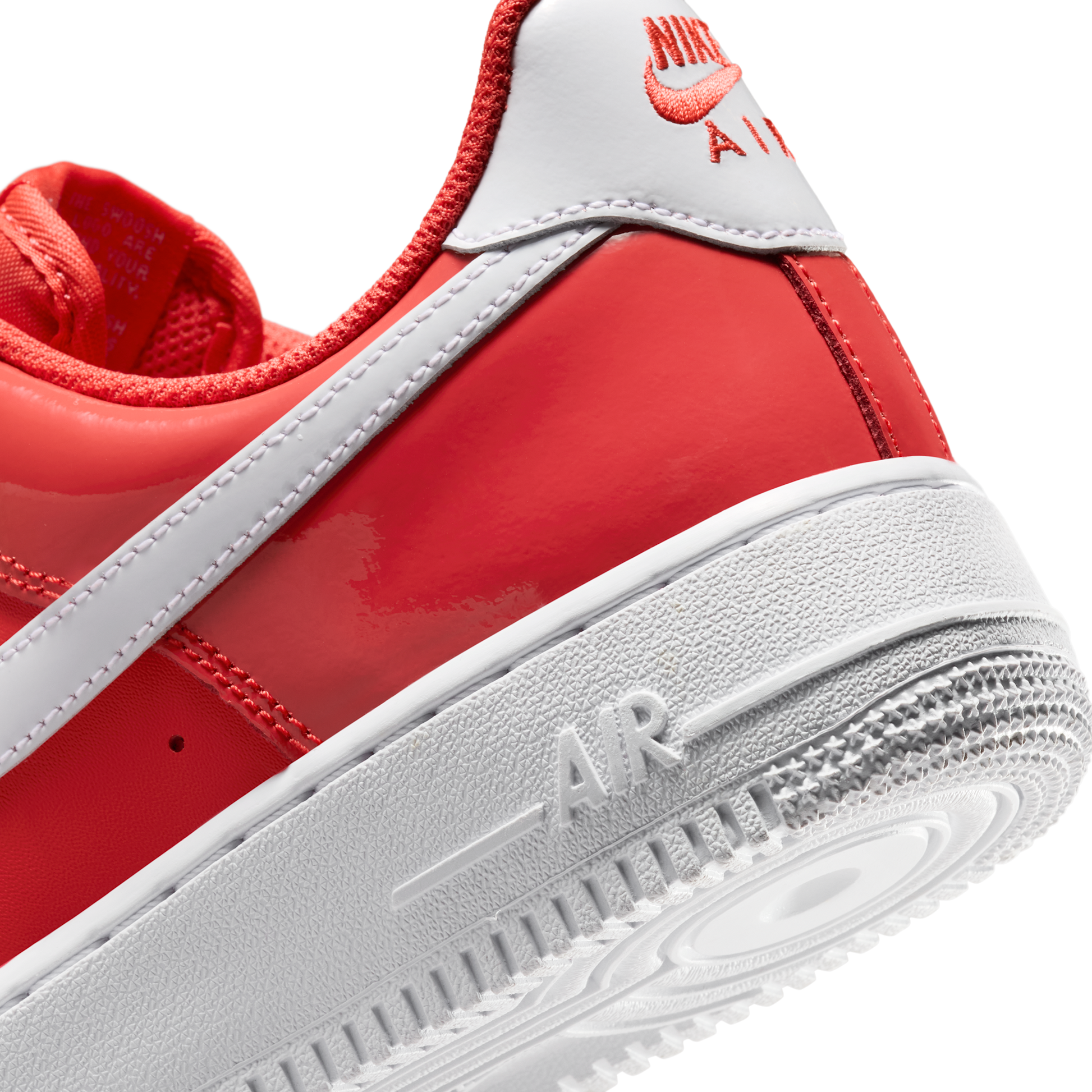 Nike Air Force 1 Low '07 Patent Light Crimson White (Women's)